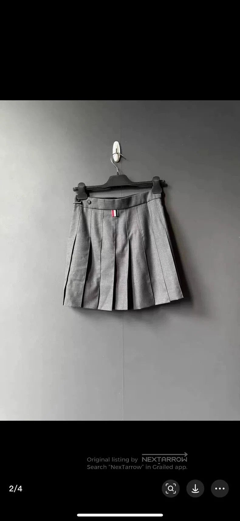 Thom Browne Thom Browne Gray Pleated Skirt. Size US 36 / EU 52 - 2 Thumbnail