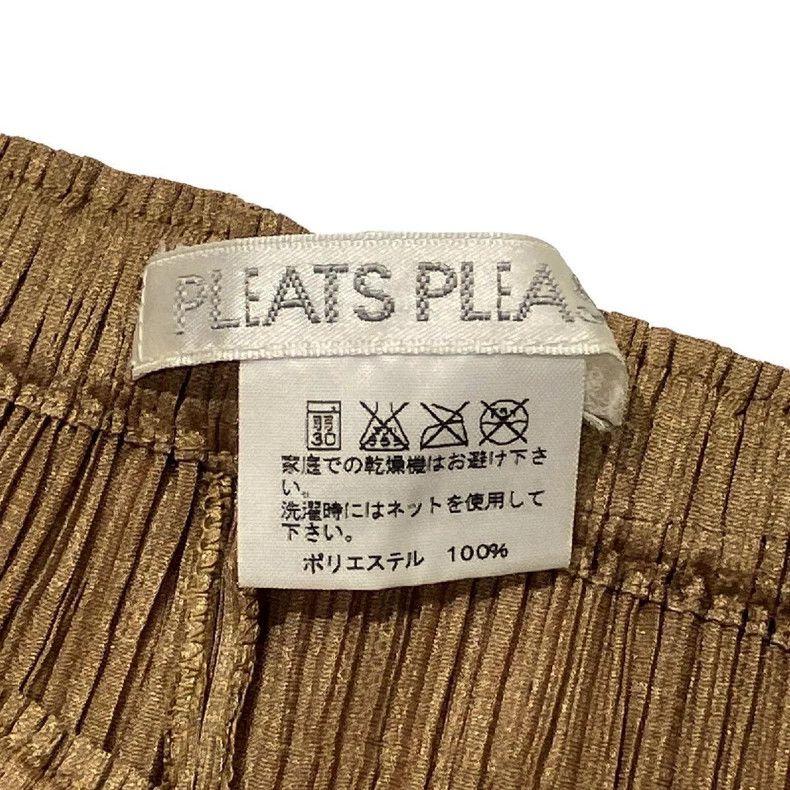 Issey Miyake issey miyake size:1 Retro golden pleated pants Size 42" / US 20 - 6 Thumbnail