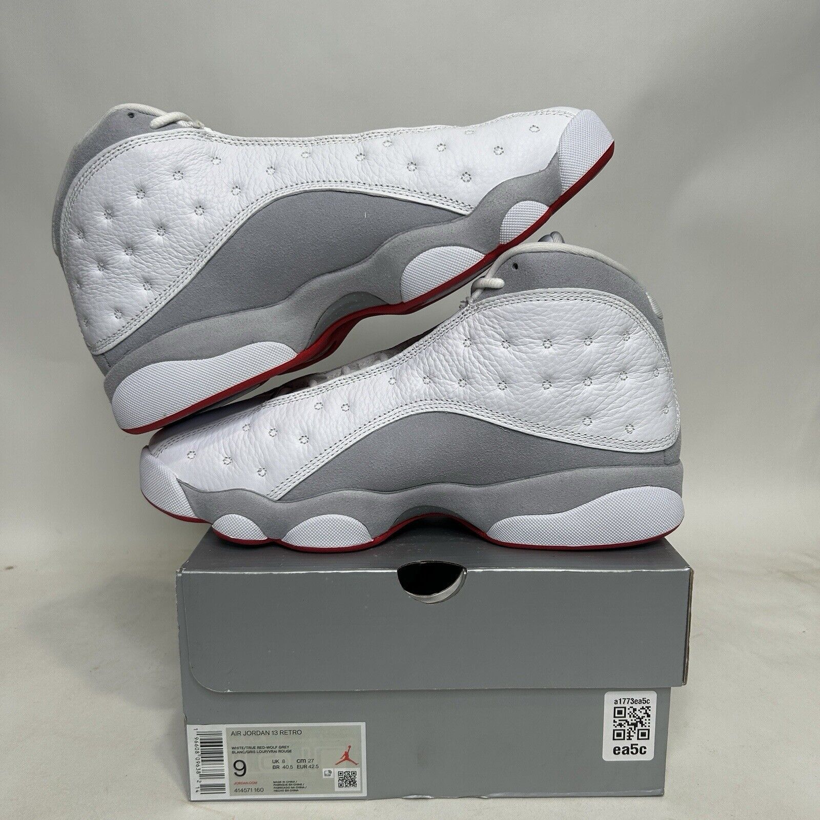 Jordan Brand Nike Shoes Air Jordan 13 Retro "Wolf Grey" 2024 Size US 9 / EU 42 - 3 Thumbnail