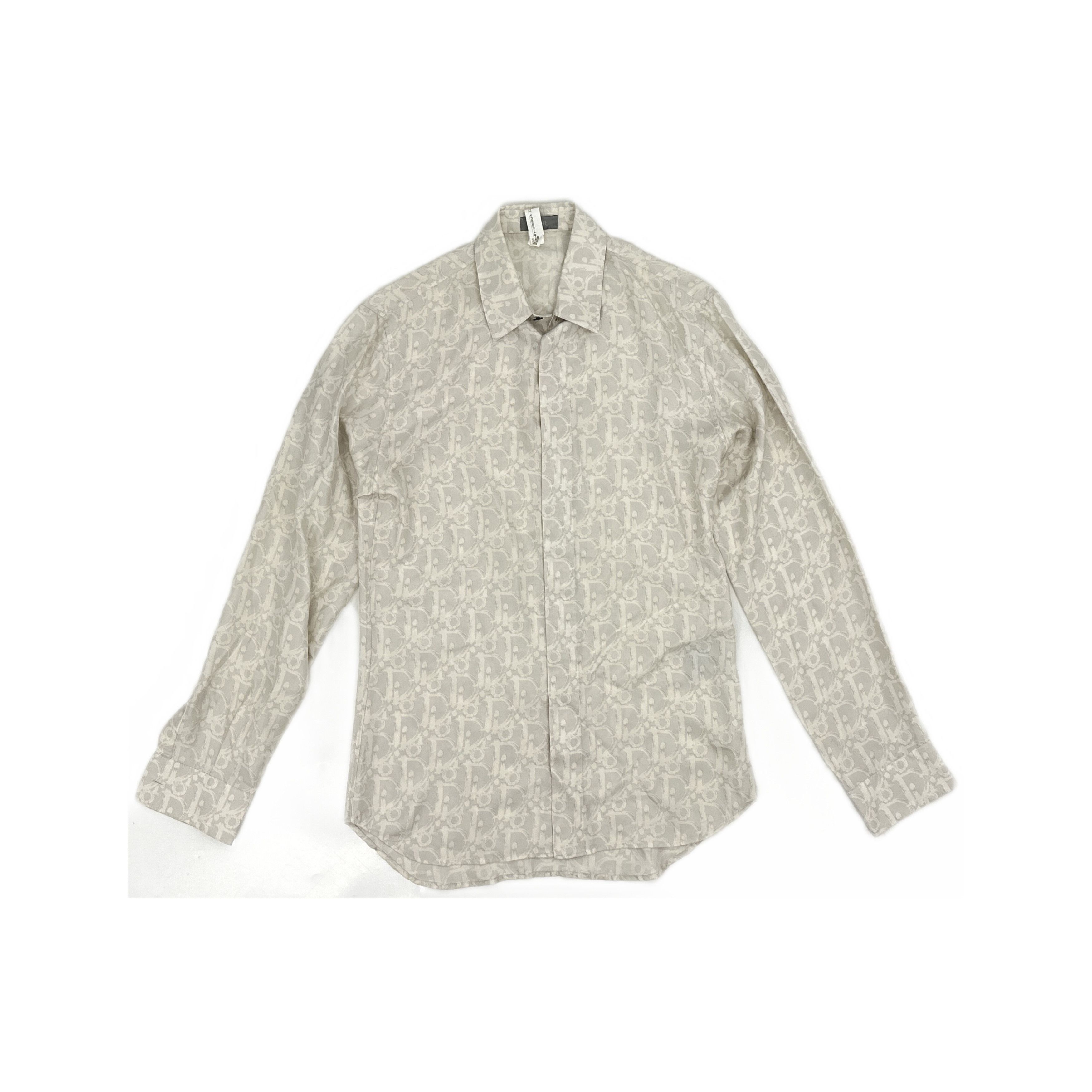 Dior Dior Oblique Silk Shirt Size S Size US S / EU 44-46 / 1 - 1 Thumbnail