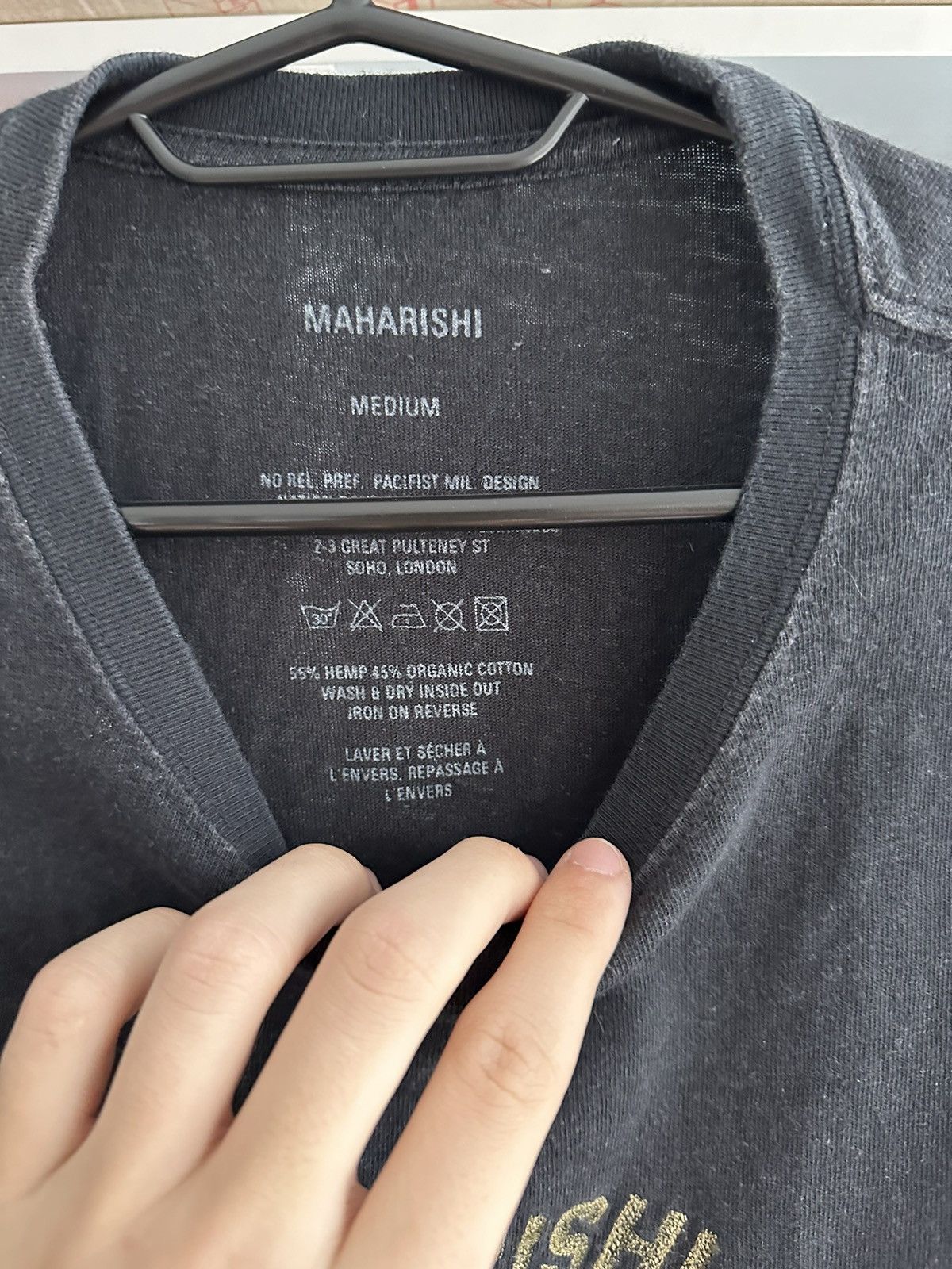 Maharishi 🔥MAHARISHI SHINOBI EMBROIDERED CENTRE LOGO T-SHIRT🔥 Size US M / EU 48-50 / 2 - 5 Thumbnail