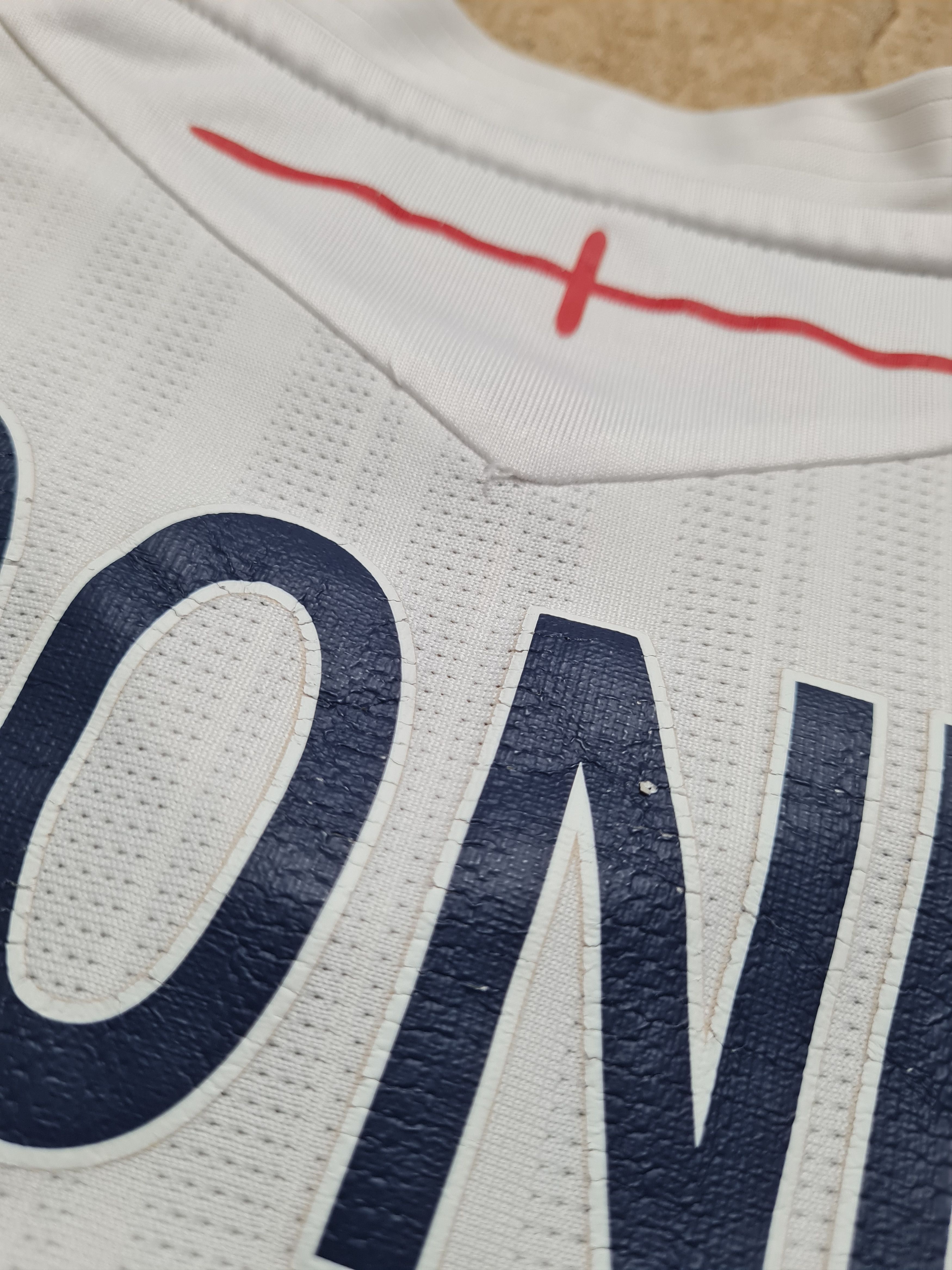 Umbro Vintage Umbro #9 Rooney ENGLAND 2008/2010 Football Soccer Size US L / EU 52-54 / 3 - 13 Thumbnail