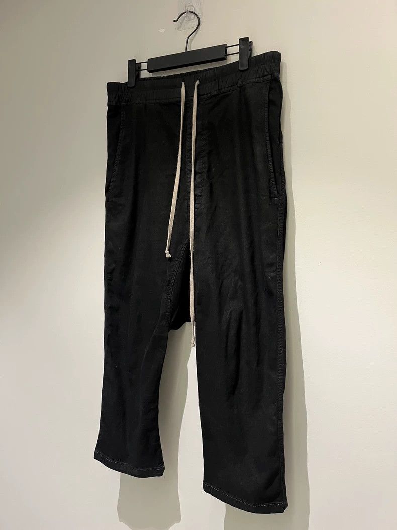 Rick Owens Drkshdw RickOwens DRKSHDW Cropped Casual Pants - dmc Size US 30 / EU 46 - 1 Thumbnail