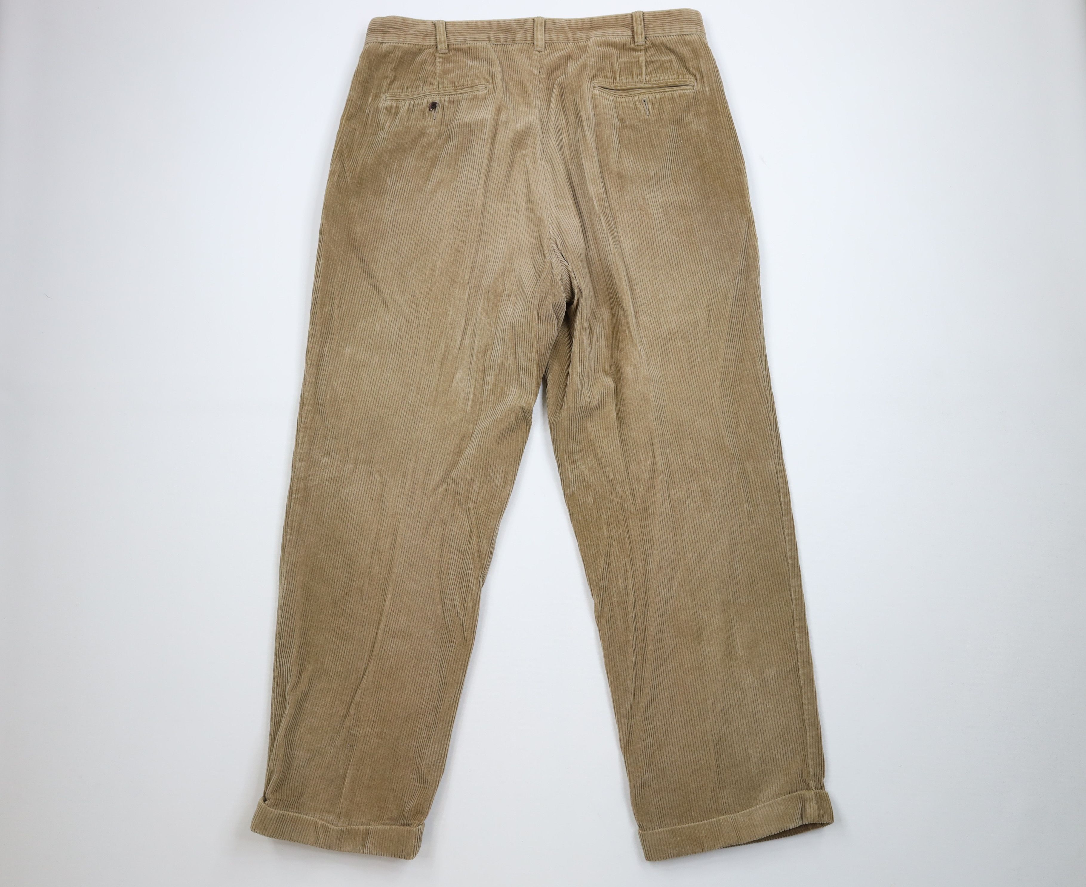 Brooks Brothers Vintage 70s 80s Brooks Brothers Wide Leg Corduroy Pants Size US 36 / EU 52 - 9 Thumbnail
