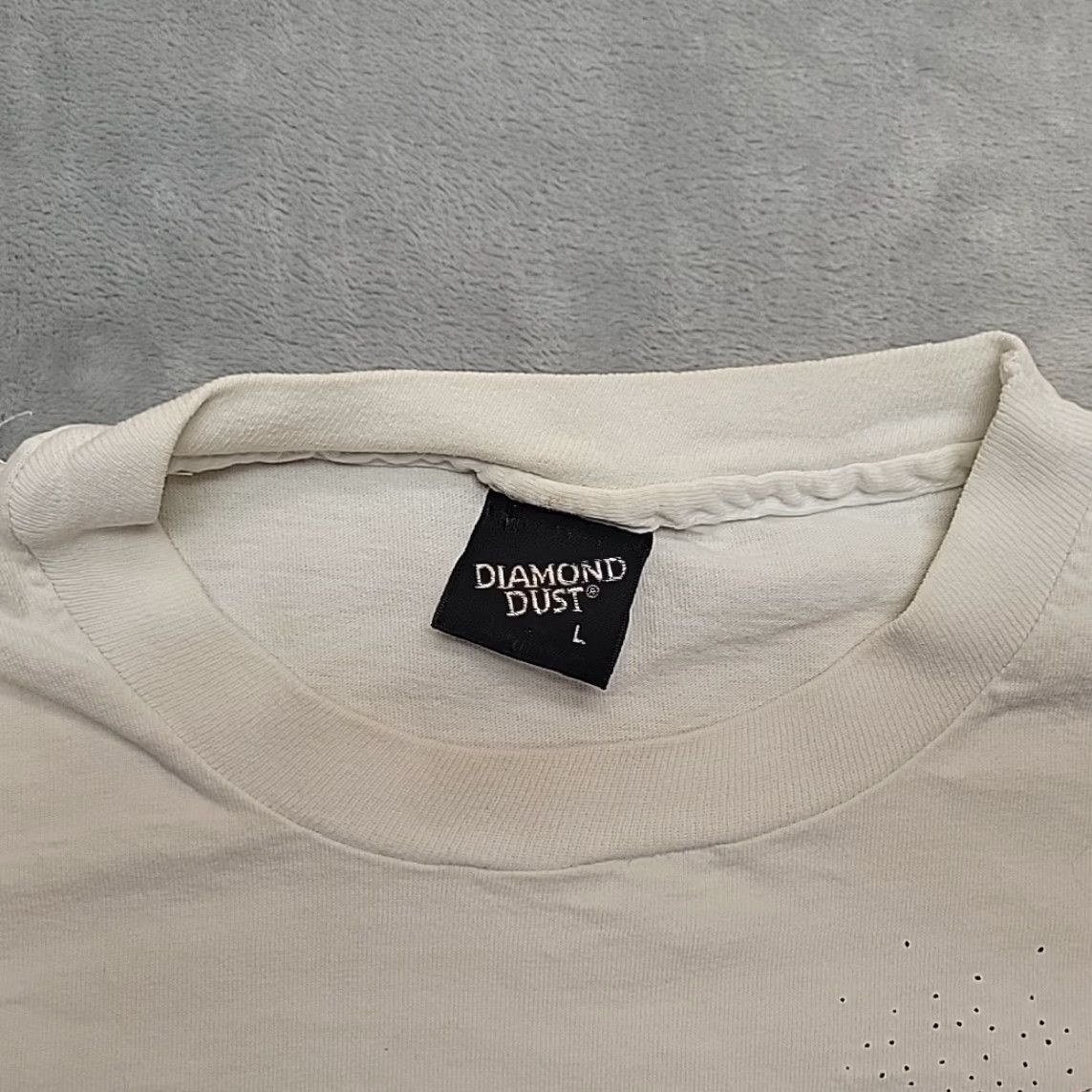 Vintage VINTAGE Diamond Dust Shirt Womens L White Bandana Graphic Western Made in USA Tee Size L / US 10 / IT 46 - 3 Thumbnail