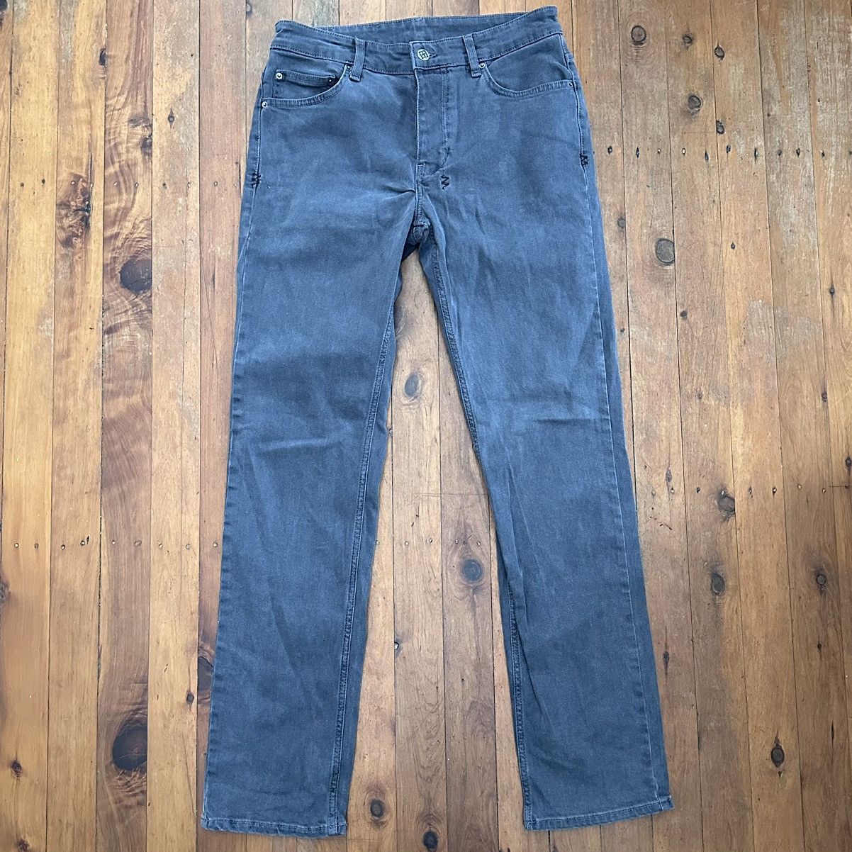 Ksubi Ksubi Faded Grey Denim Jeans Size 30 Size US 30 / EU 46 - 2 Thumbnail