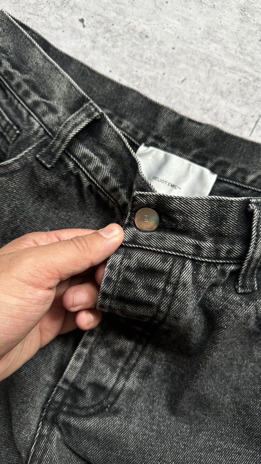 Heliot Emil Men's Heliot Emil Printed Denim Jeans Pants Size US 32 / EU 48 - 6 Thumbnail