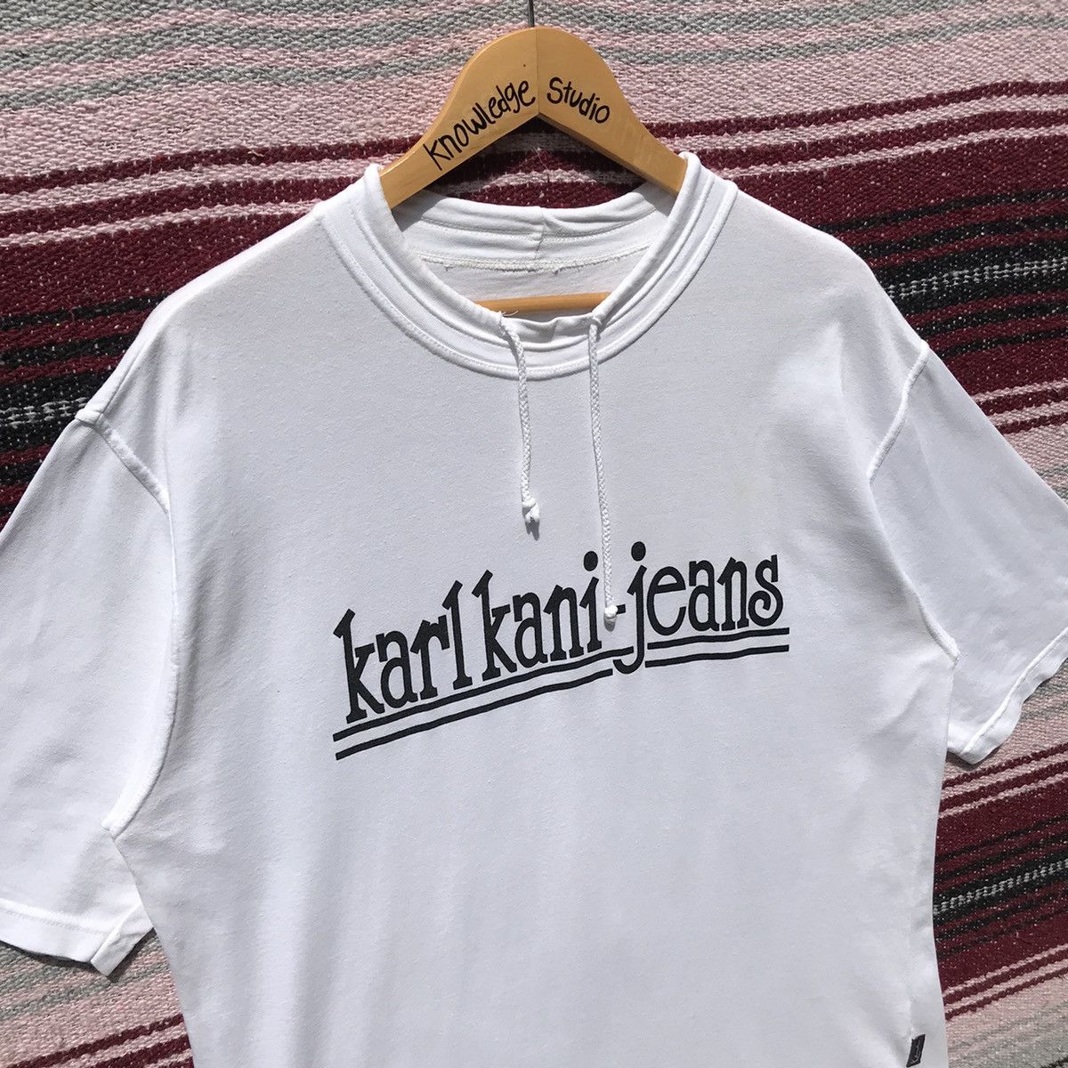 Karl Kani × Vintage Vintage Karl Kani Jeans Turtleneck Shirt Back Hit NY Size US L / EU 52-54 / 3 - 6 Thumbnail