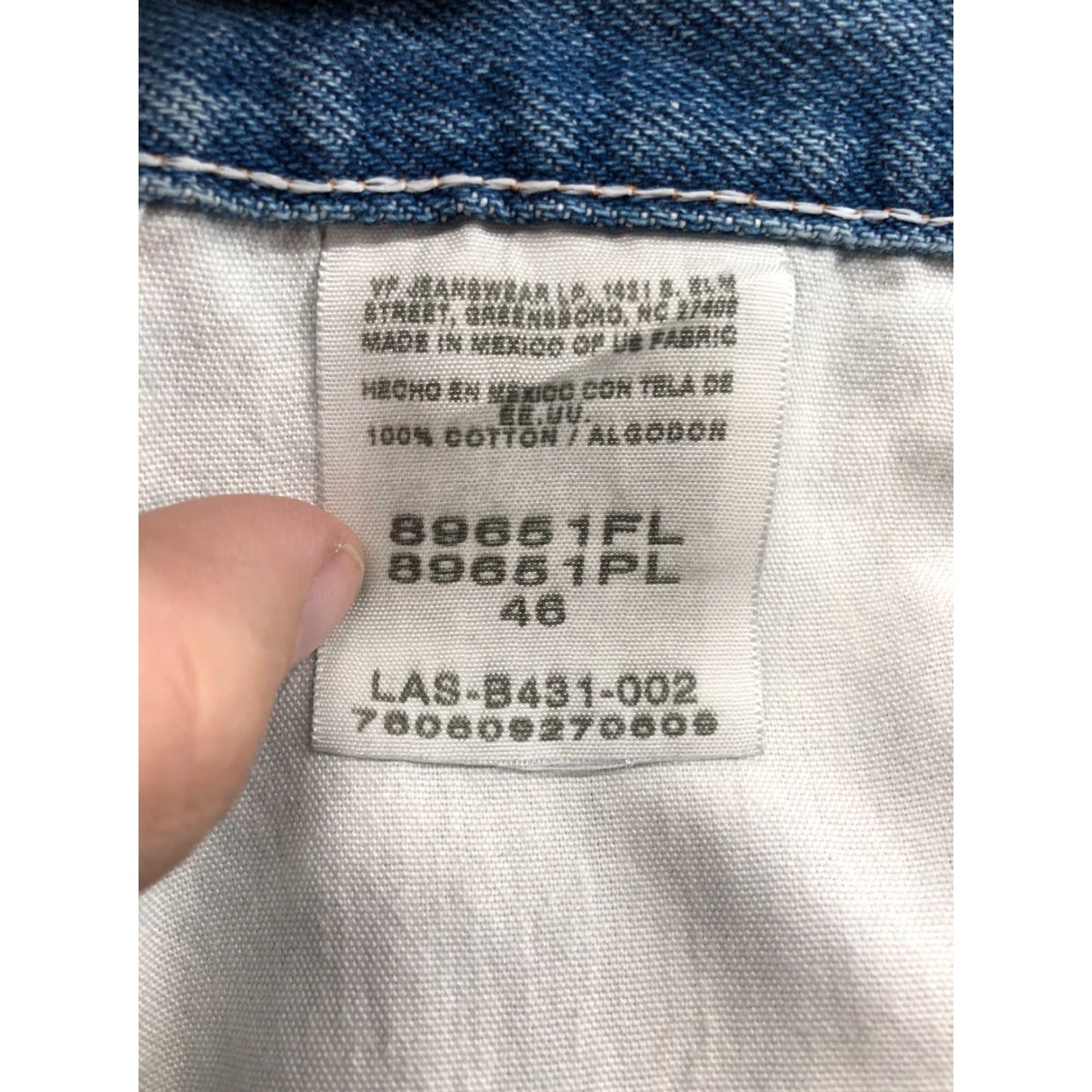 Denime Rustler Bermuda Shorts Mens Size 46 Denim Shorts 5-Pocket Regular Fit Dark Blue 10 in Inseam Mid Rise Belt Loops Casual Jeans Short Size US 30 / EU 46 - 7 Thumbnail
