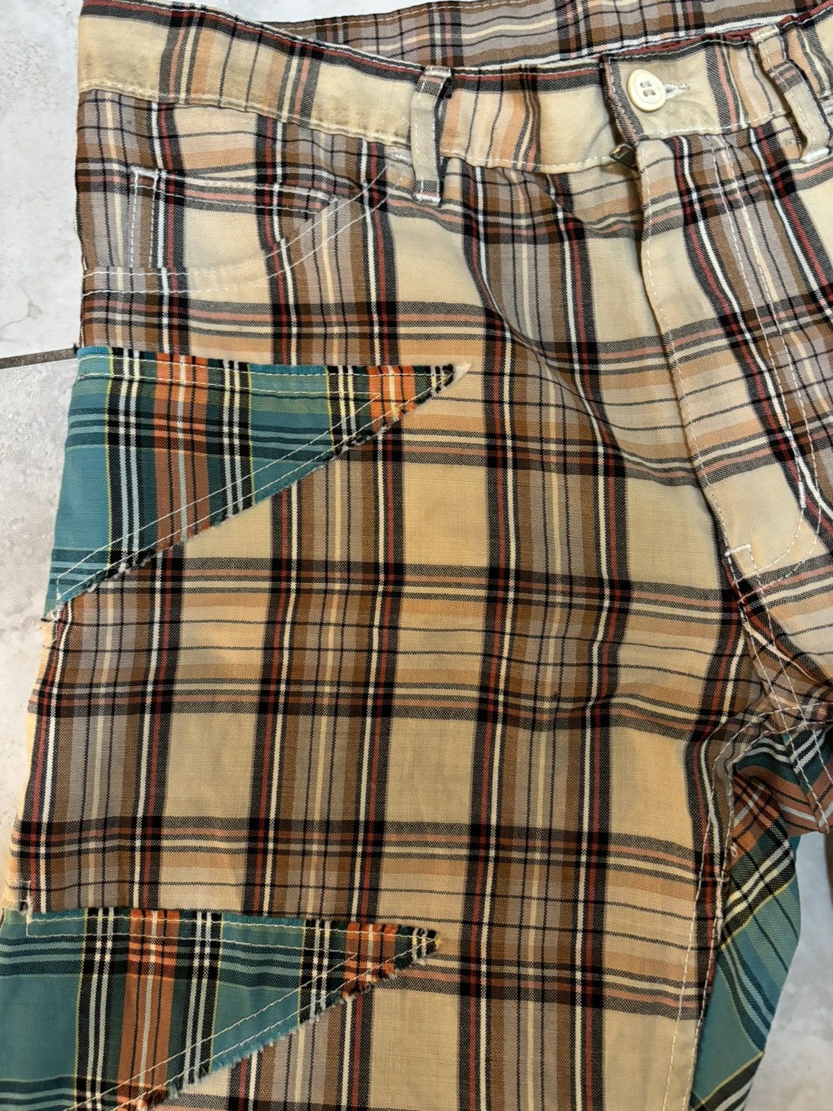 Comme des Garcons Rare Comme des Garcons Plaid Patchwork Pants Size US 32 / EU 48 - 10 Thumbnail