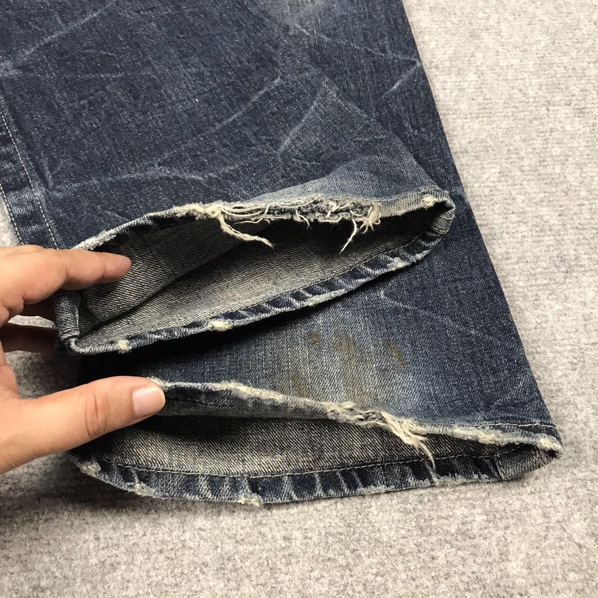 If Six Was Nine × Japanese Brand × Le Grande Bleu (L.G.B.) FLARE SEMANTICDESIGN JAPAN DESIGN ZIPPER BOOTCUT PANTS Size US 28 / EU 44 - 15 Thumbnail