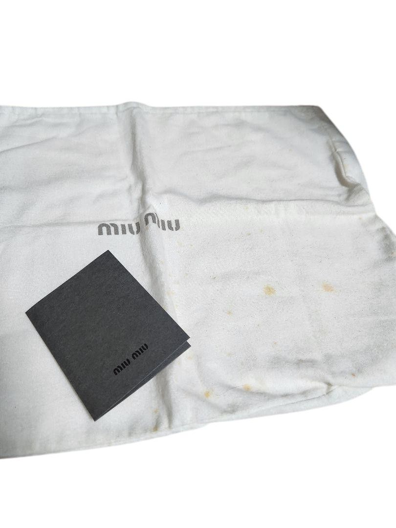 Miu Miu Miu Miu - Matelasse Cream Handbag Charm Gray Vintage Y2K Size ONE SIZE - 6 Thumbnail
