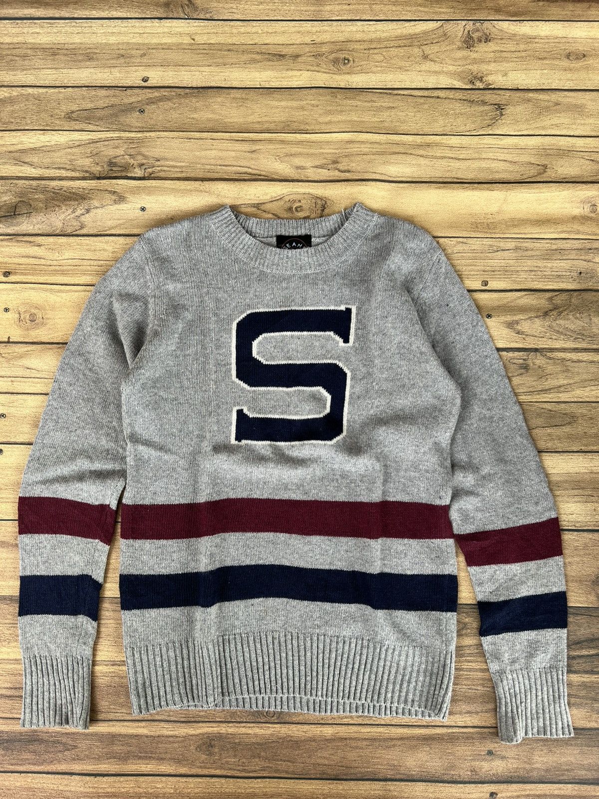 Beams Plus Beams plus S logo knitwear Size US M / EU 48-50 / 2 - 1 Thumbnail