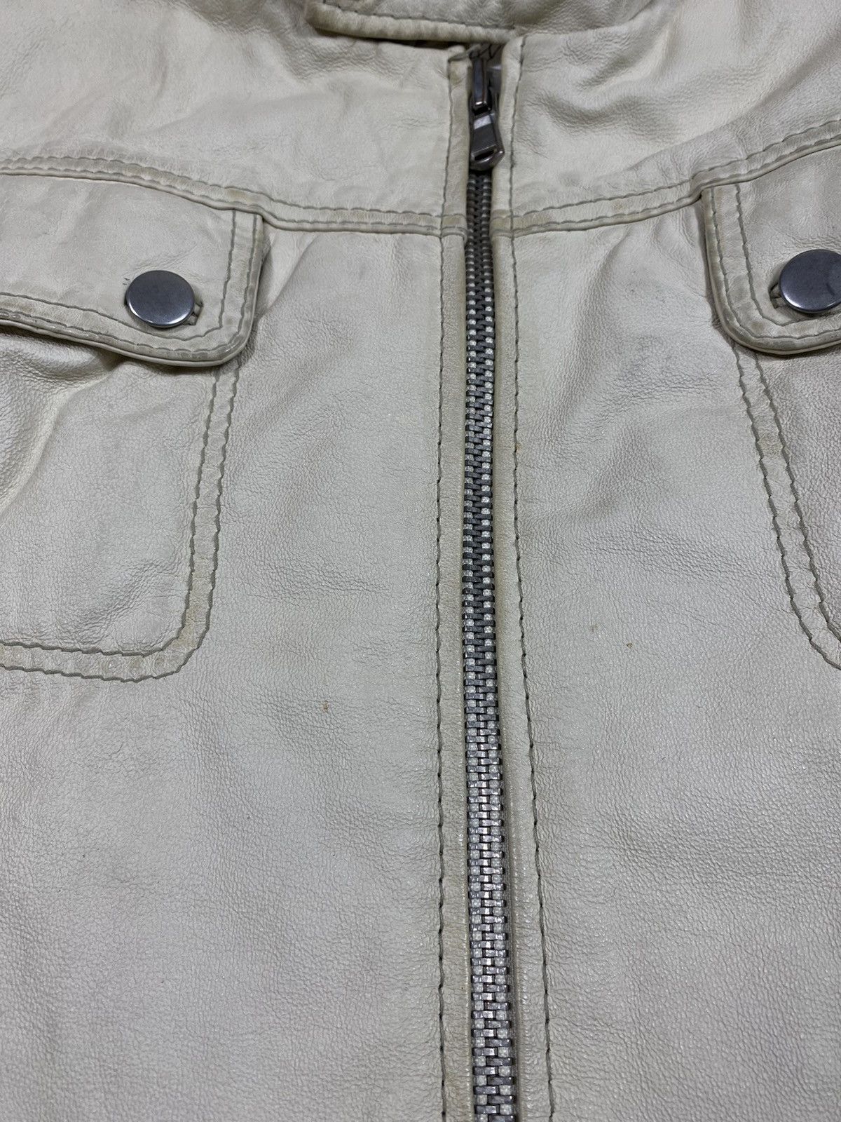 Genuine Leather Vintage 90s Leather jacket streetwear style Size US L / EU 52-54 / 3 - 4 Thumbnail