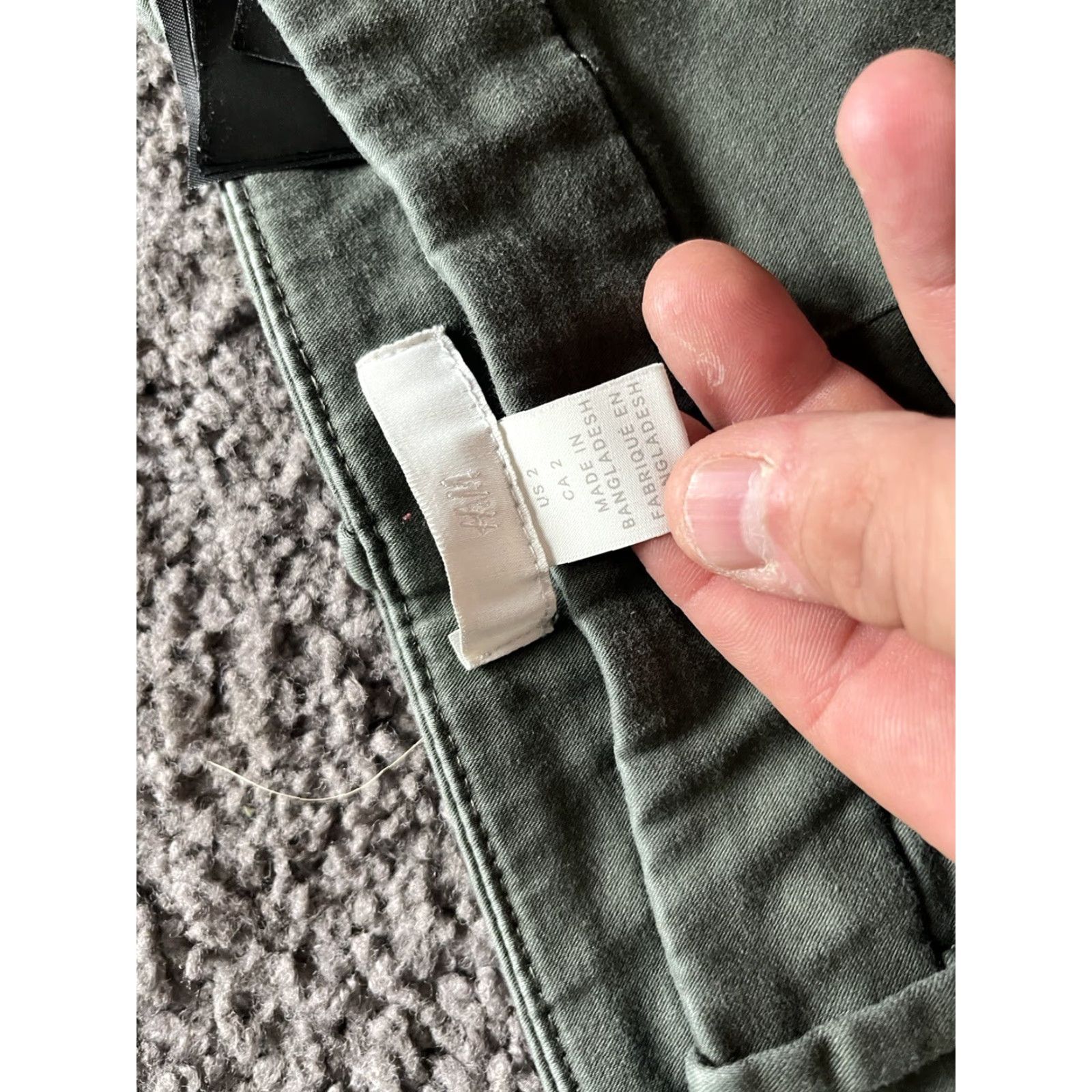 H&M H&M Dress Pants Women 2 Olive Green Dress Pants Adult Regular Ankle Zip Side Pull On Slim Fit Women's Pants 2 Midsummer? Size 26" / US 2 / IT 38 - 5 Thumbnail