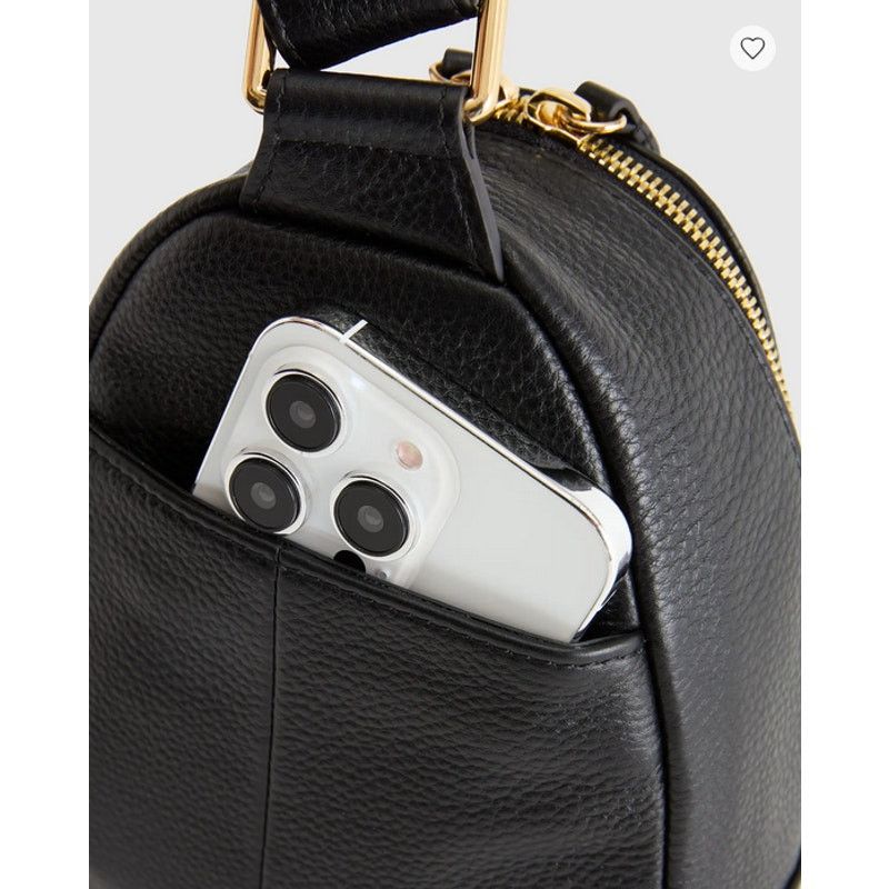 Quince Quince Italian Leather Sling Bag Black NWT Size ONE SIZE - 7 Thumbnail