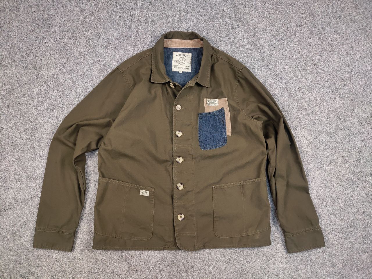 Japanese Brand Vintage Japanese Hand Crafted Work Canvas pocket Jacket Size US XL / EU 56 / 4 - 5 Thumbnail
