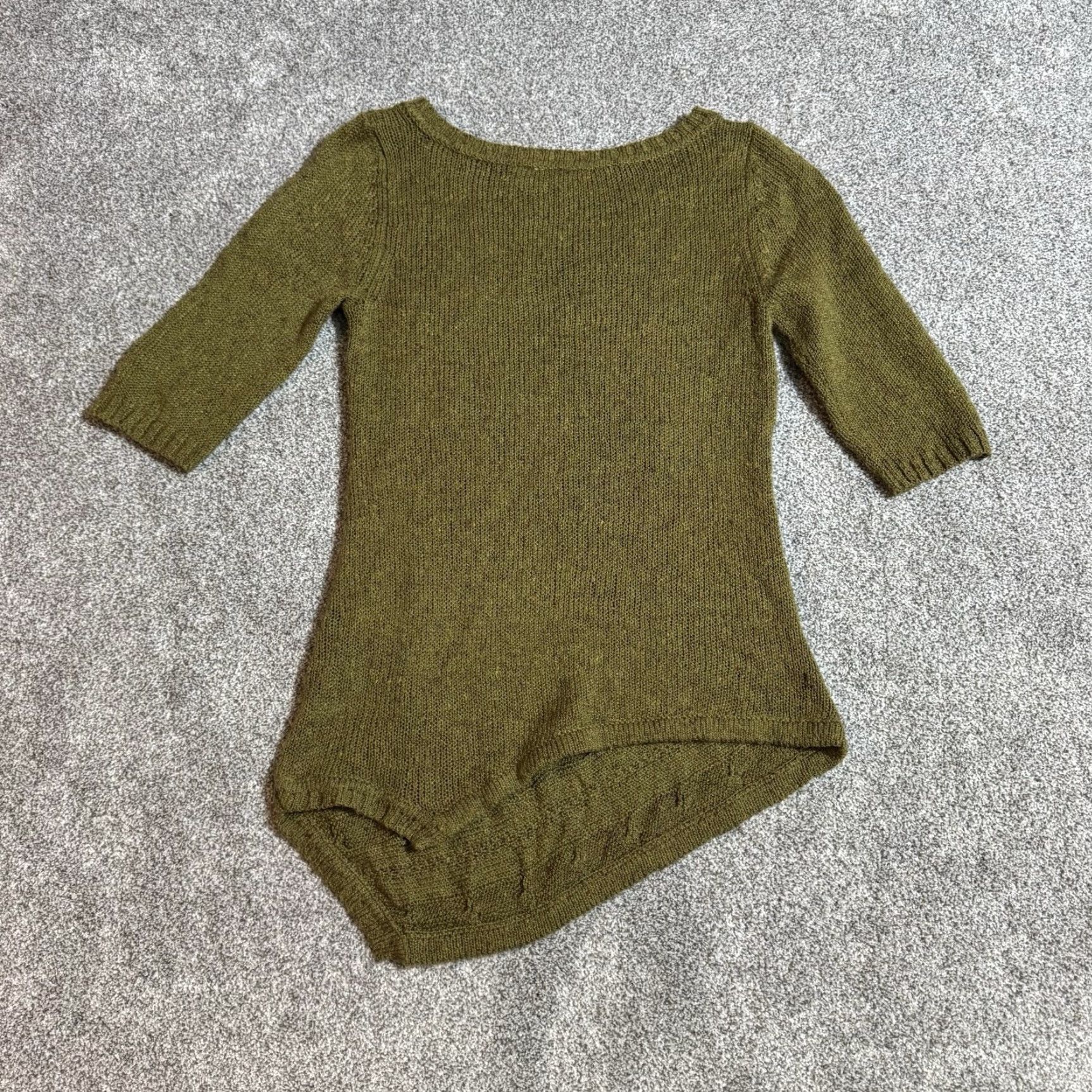 Vintage Cato Sweater Women Medium Asymmetrical Grunge Witchy Textured Knit Edgy Pullover Size M / US 6-8 / IT 42-44 - 7 Thumbnail