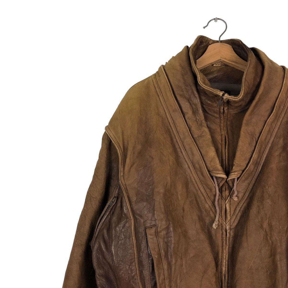 Japanese Brand 🔥Vintage 60’s Fly Genuine Leather Jacket Robert Comstock Size US M / EU 48-50 / 2 - 7 Thumbnail