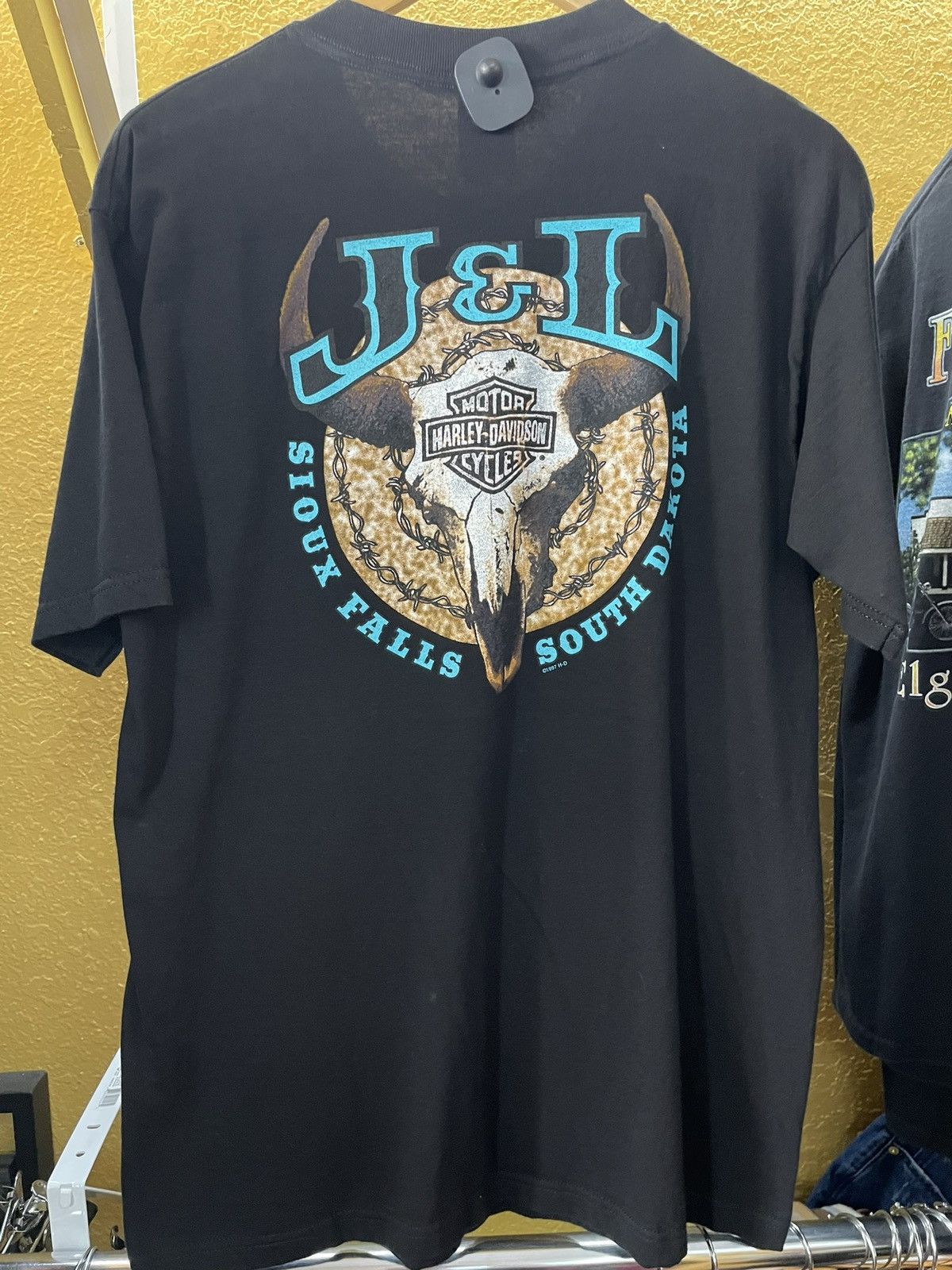 Harley Davidson × Vintage Harley Davidson A Cut Above The Rest J&L Sioux Falls SD Size US L / EU 52-54 / 3 - 2 Thumbnail