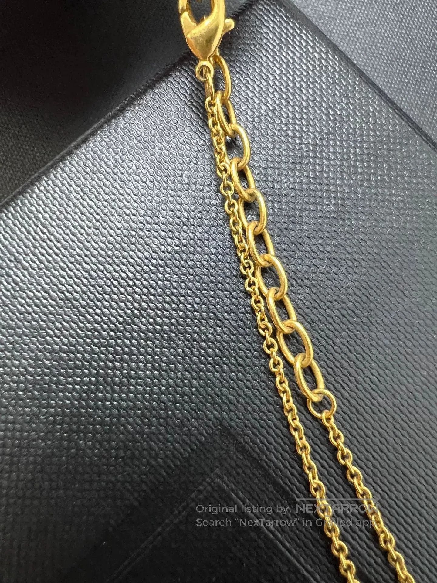 Saint Laurent Paris Saint Laurent Gold Lobster Pendant Necklace. Size ONE SIZE - 6 Thumbnail