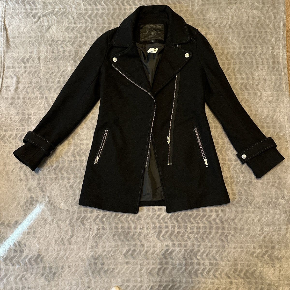 True Religion True Religion Wool Coat Size XS / US 0-2 / IT 36-38 - 1 Thumbnail