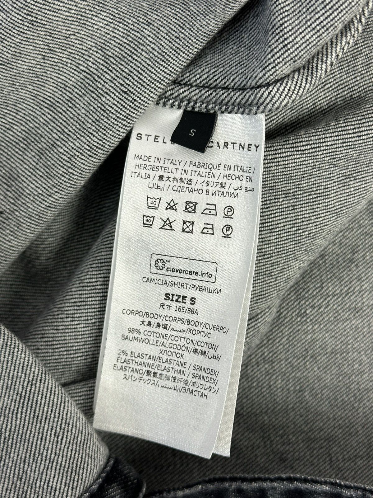 Stella McCartney Stella McCartney 23 Old Bond Street Denim Overshirt Jacket Size S / US 4 / IT 40 - 10 Thumbnail