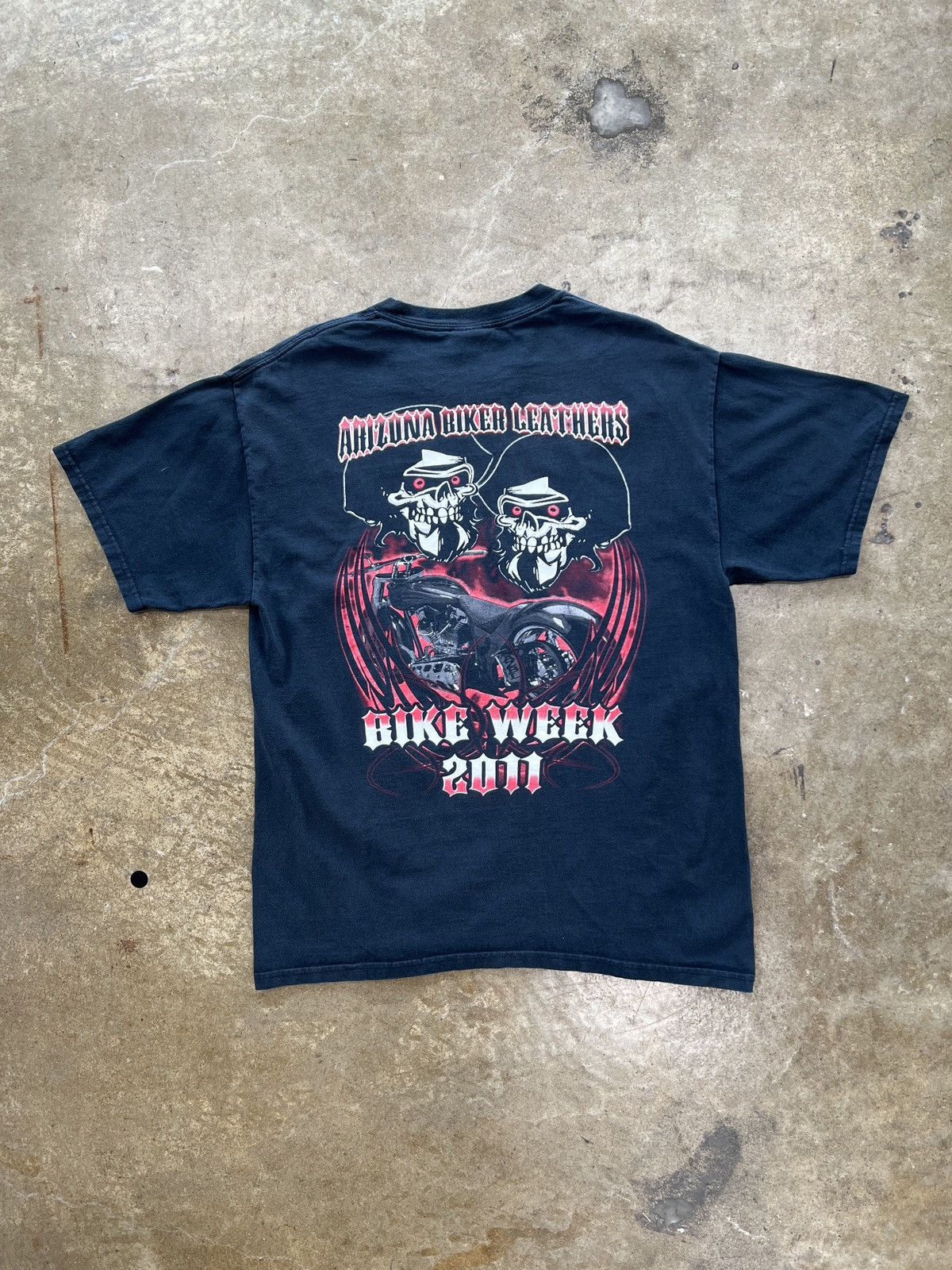 Harley Davidson Vintage 2011 Arizona Biker Leathers Bike Week Tee Large Size US L / EU 52-54 / 3 - 2 Thumbnail