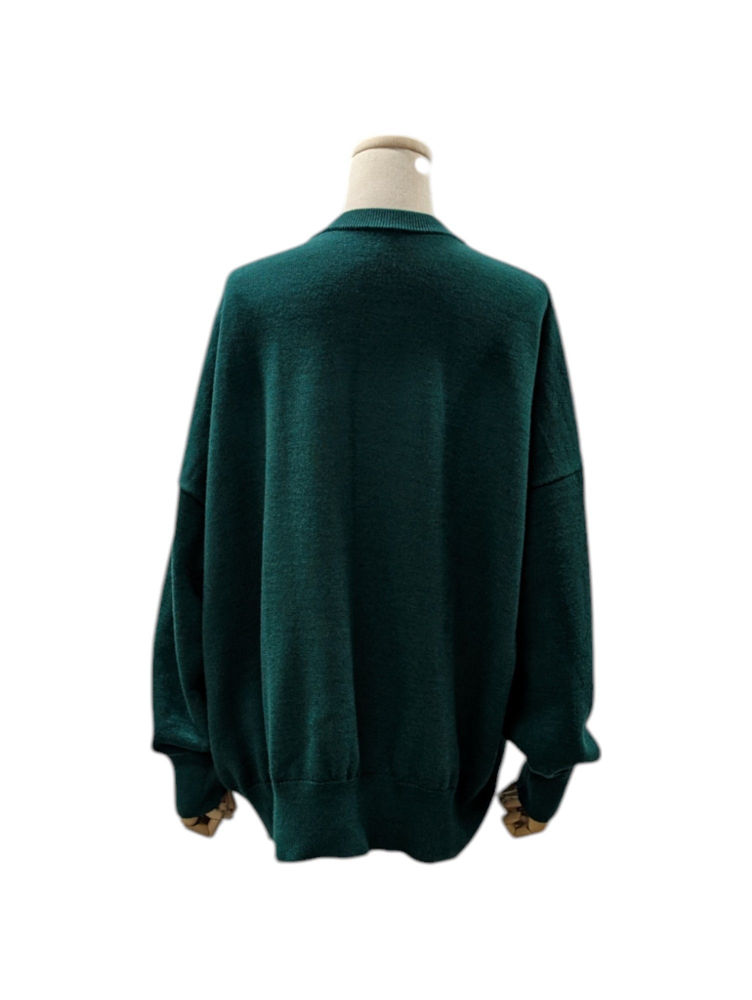 Loewe Green 'Love Loewe' Pullover Size S / US 4 / IT 40 - 2 Thumbnail
