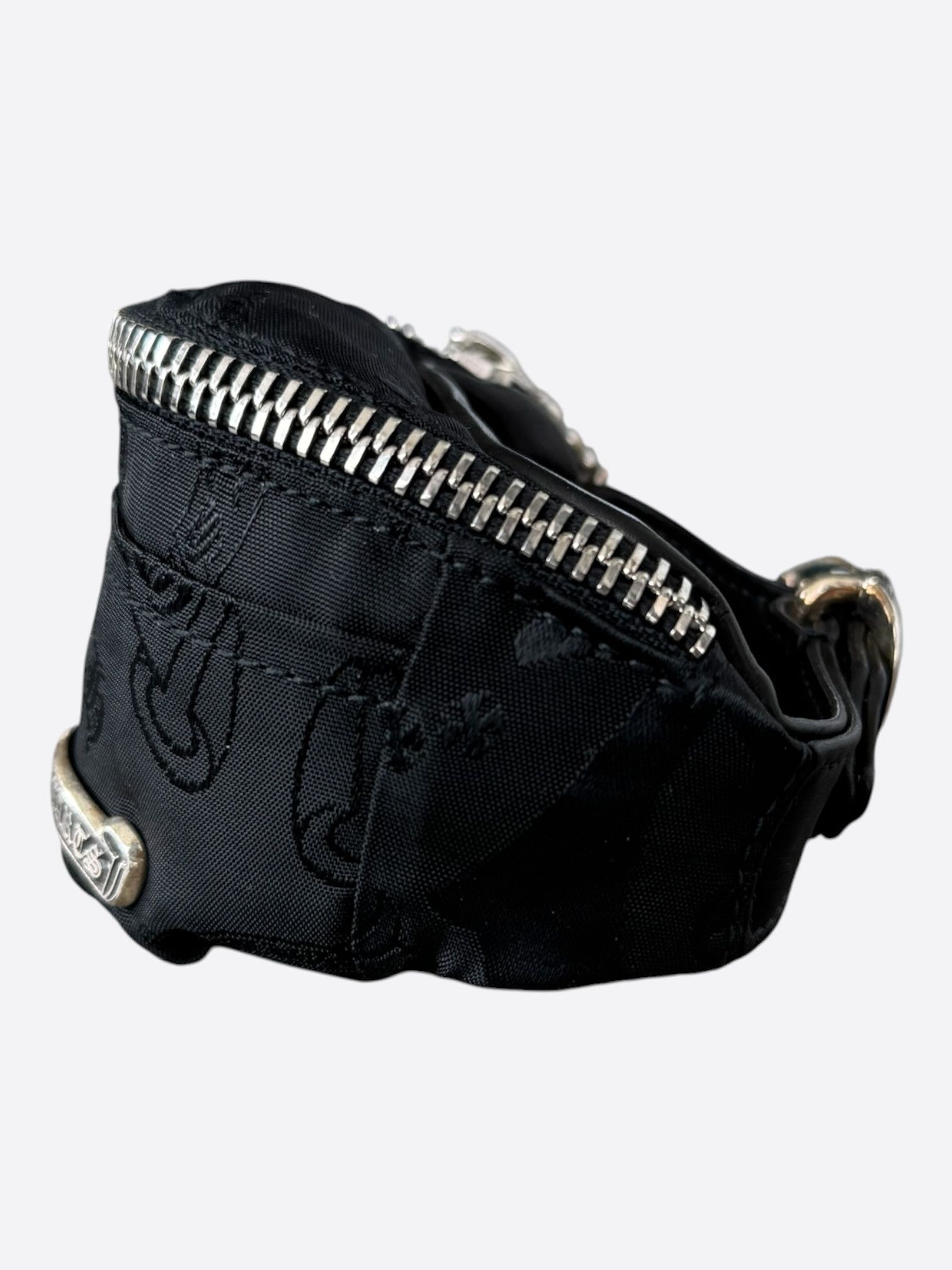 Chrome Hearts Chrome Hearts Black Stencil Nylon Wrist Bag Size ONE SIZE - 4 Thumbnail