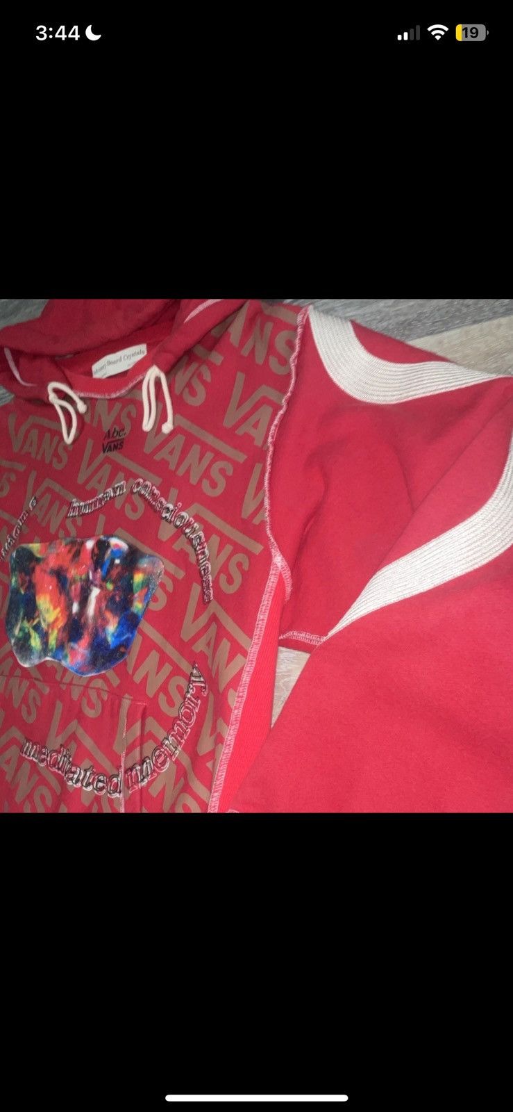 Advisory Board Crystals × Vans Vans Advisory Board Crystals Opal Shoebox Hoodie XL Red Size US XL / EU 56 / 4 - 4 Thumbnail