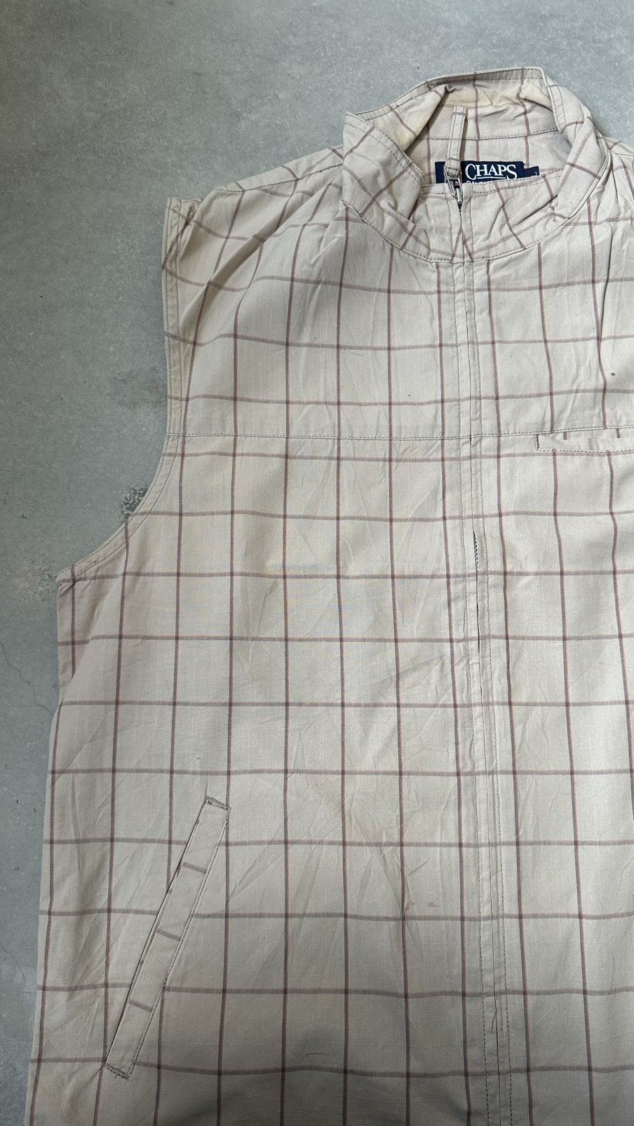 Chaps VINTAGS CHAPS BY RALPH LAUREN CHECKERED TACTICAL VEST Size US M / EU 48-50 / 2 - 3 Thumbnail
