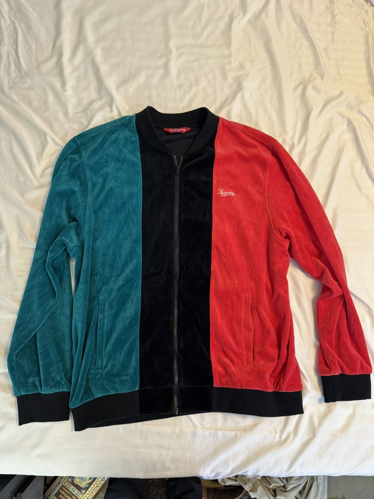 Supreme Velour Jacket Grailed
