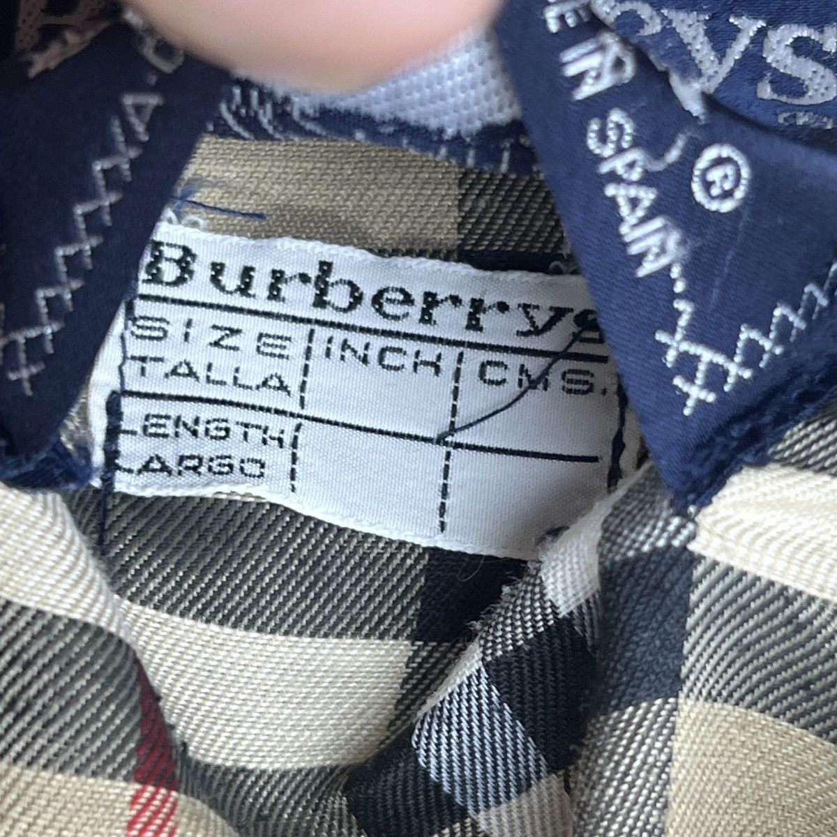 Burberry × Designer × Vintage Vintage 90s Burberry Bomber Nova Check Beige Jacket Size US M / EU 48-50 / 2 - 8 Thumbnail