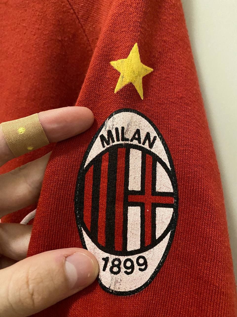 Vintage AC Milan 1990 1991 Le Felpe Dei Grandi M Pullover Jumper Size US L / EU 52-54 / 3 - 7 Thumbnail