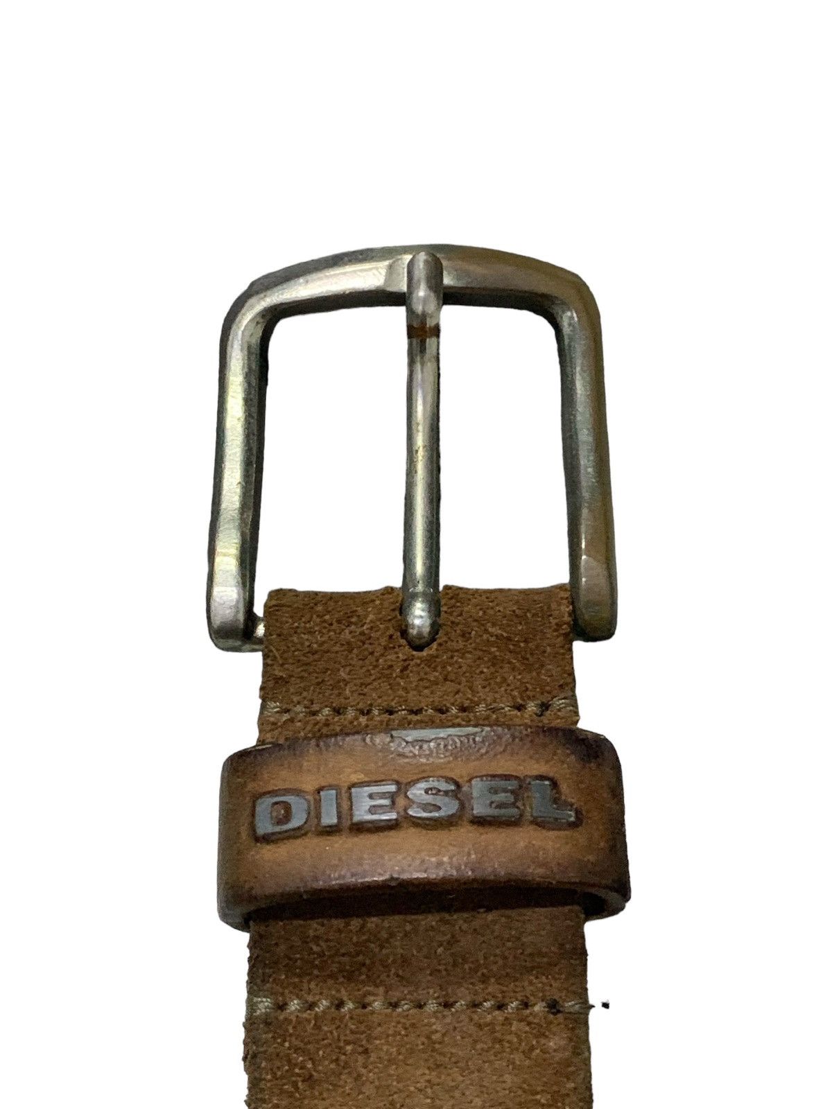 Diesel × If Six Was Nine Vintage Diesel Suede Brown Leather Belt Size ONE SIZE - 5 Thumbnail
