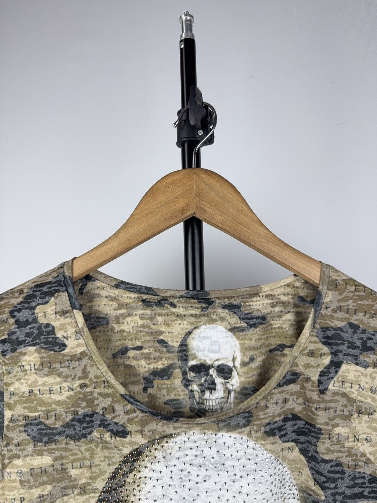 Vintage Vintage 00s Y2K Skull Punk Rock Retro style T Shirt Size M / US 6-8 / IT 42-44 - 2 Thumbnail