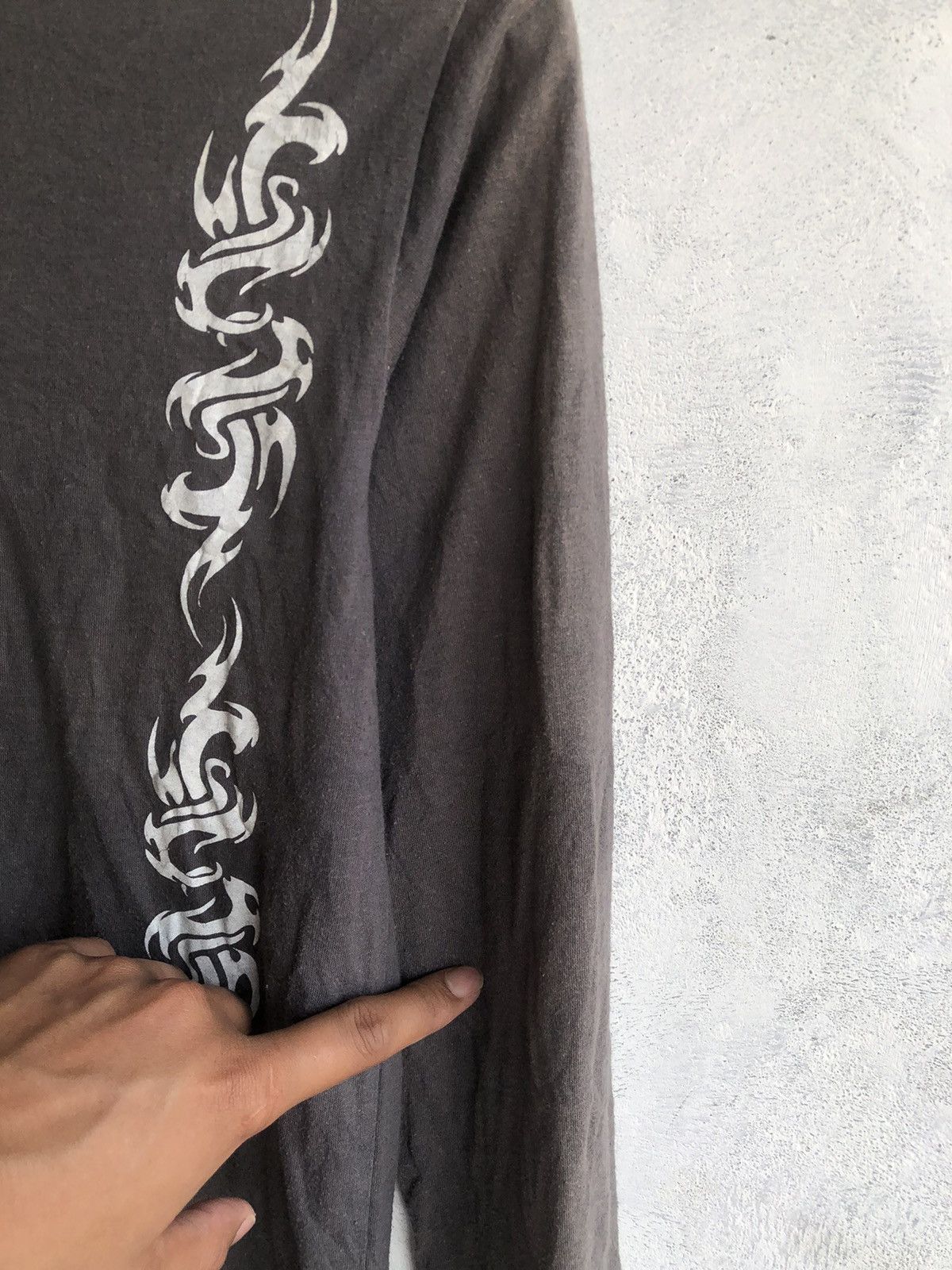 If Six Was Nine Japanese Gothic Poem LongSleeve Rock Punk Style Size US M / EU 48-50 / 2 - 6 Thumbnail