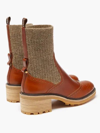 Chloe o1y0825 Ankle Boots in Brown Size US 5 / IT 35 - 3 Thumbnail