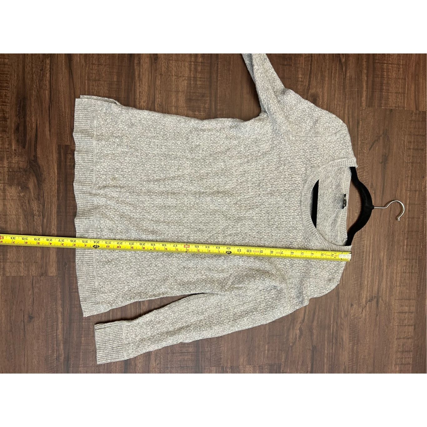 Robert Talbott Talbots Gray Lambs Wool Blend Knit Sweater Size Medium Size M / US 6-8 / IT 42-44 - 7 Thumbnail