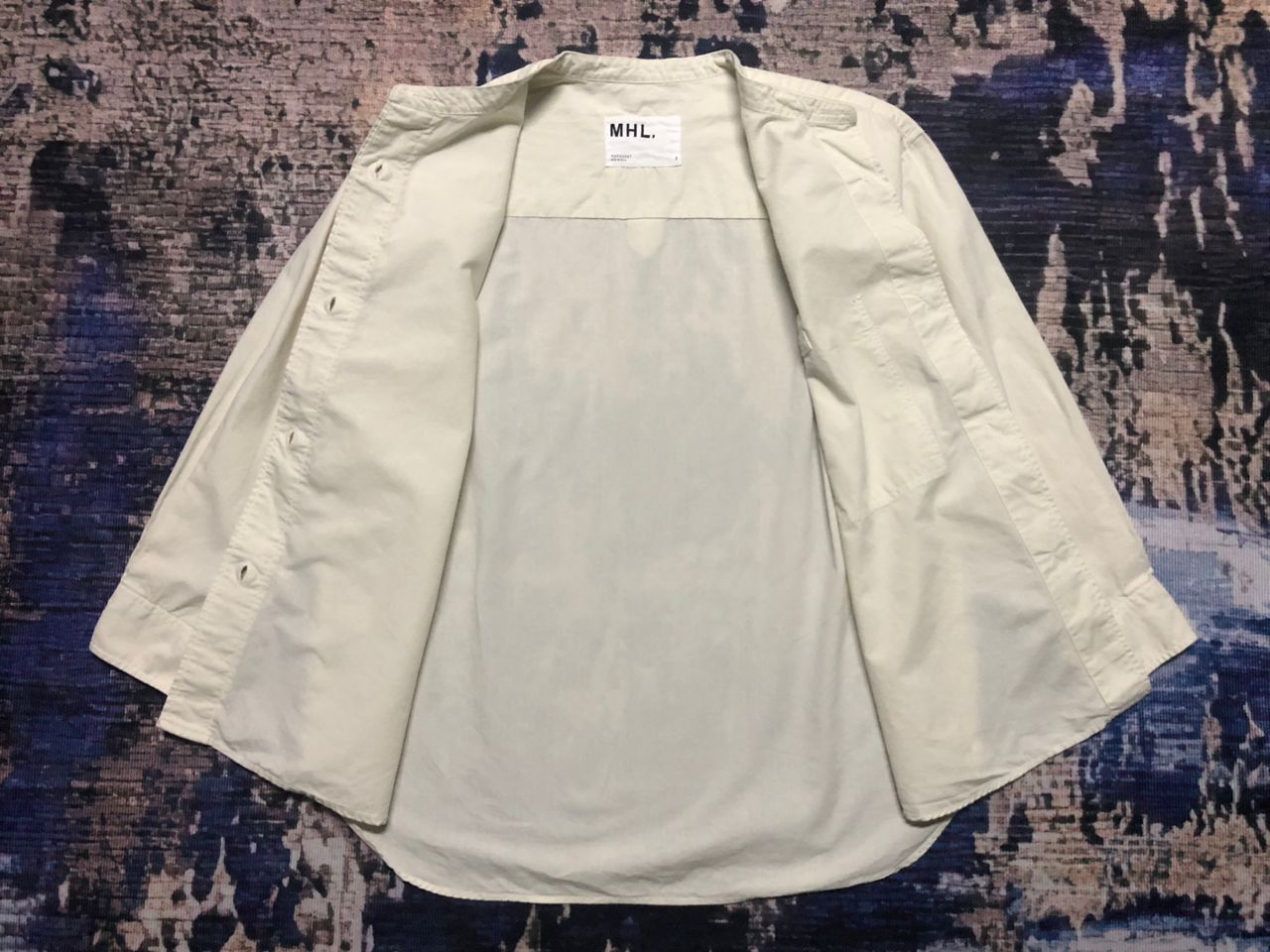 Margaret Howell Margaret Howell Band Collar Shirt Blouse Size S / US 4 / IT 40 - 3 Thumbnail