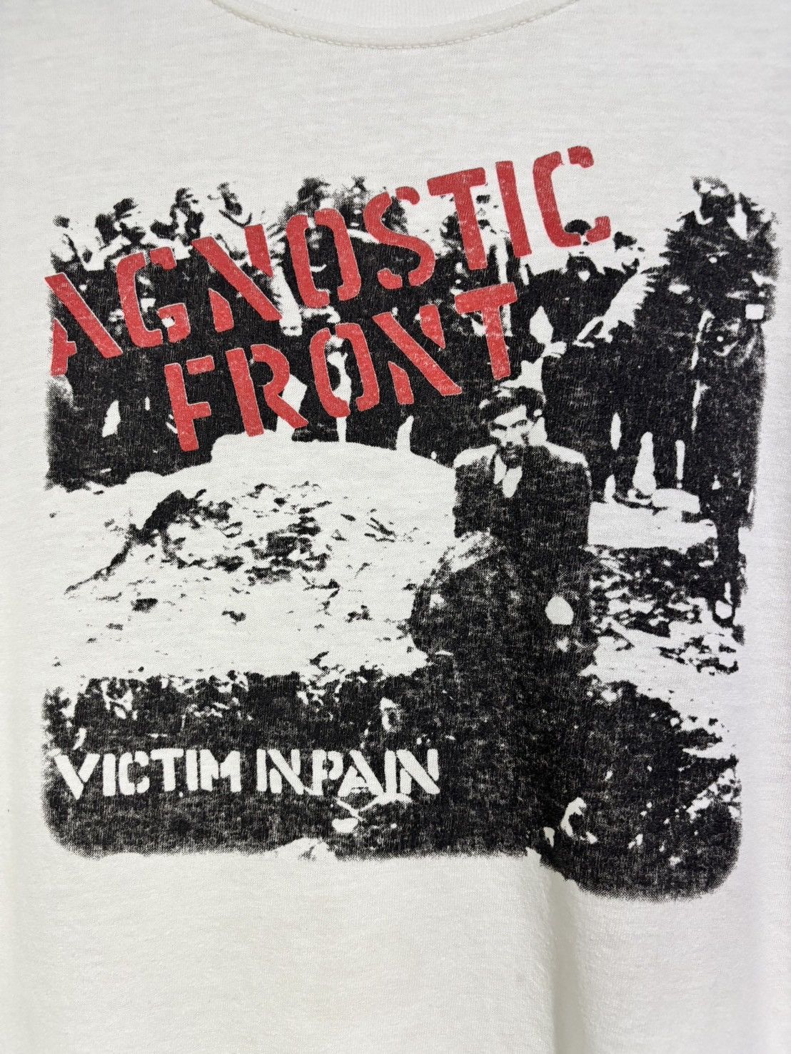 Band Tees Vintage Agnostic Front Size US XL / EU 56 / 4 - 2 Thumbnail