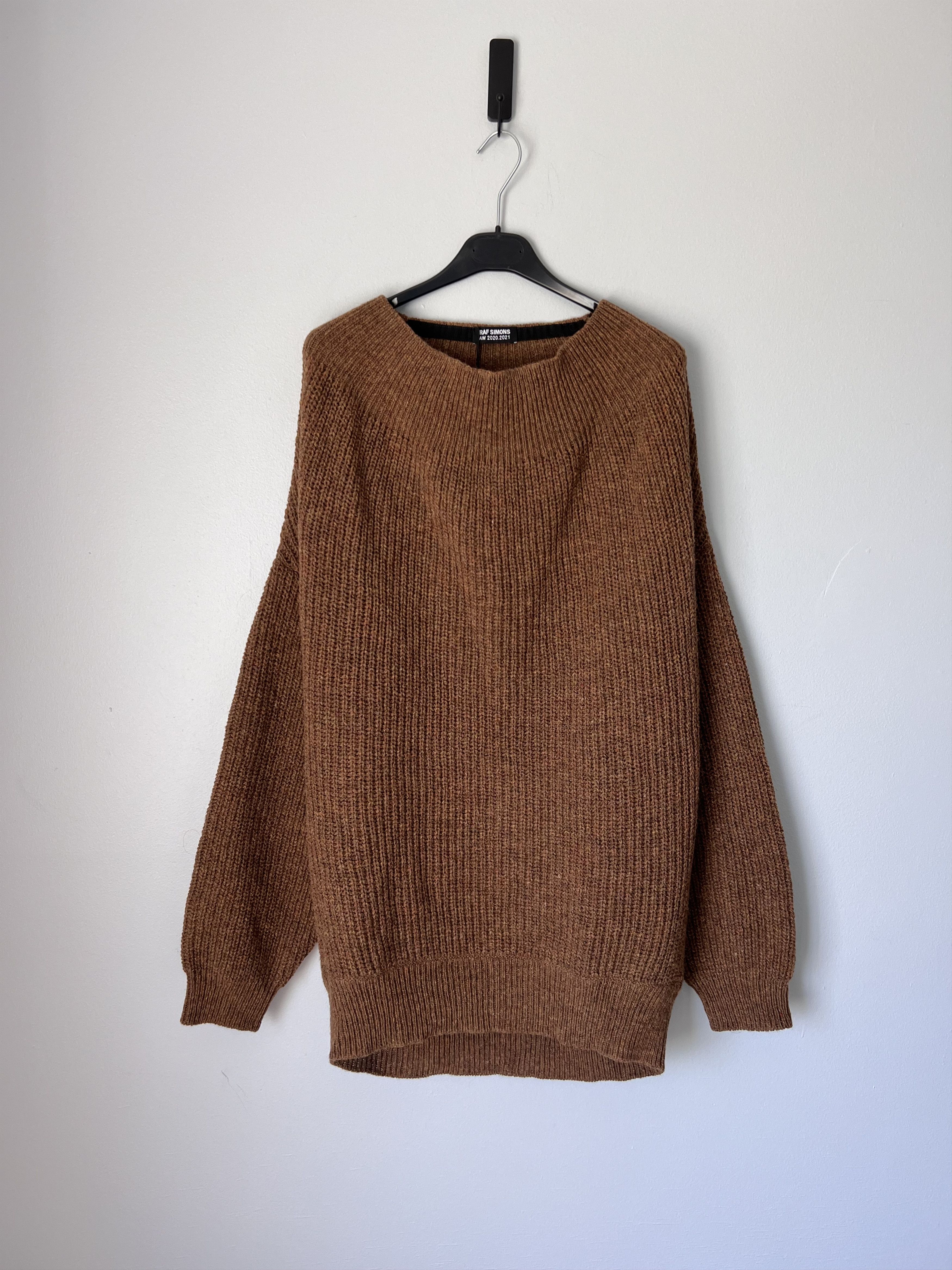Raf Simons Raf Simons Fine Ribbed Sweater With Stretched Neckline Size US M / EU 48-50 / 2 - 1 Thumbnail