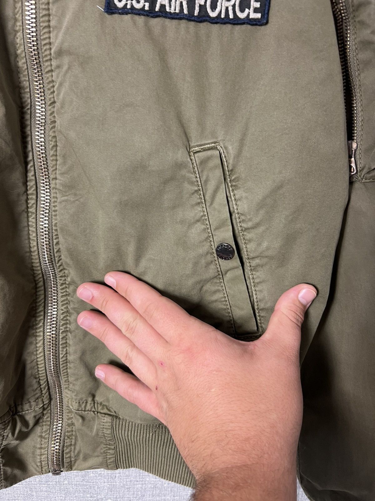 Schott Bros INC. N.Y.C Army Type U MA-1 Badged Bomber Jacket