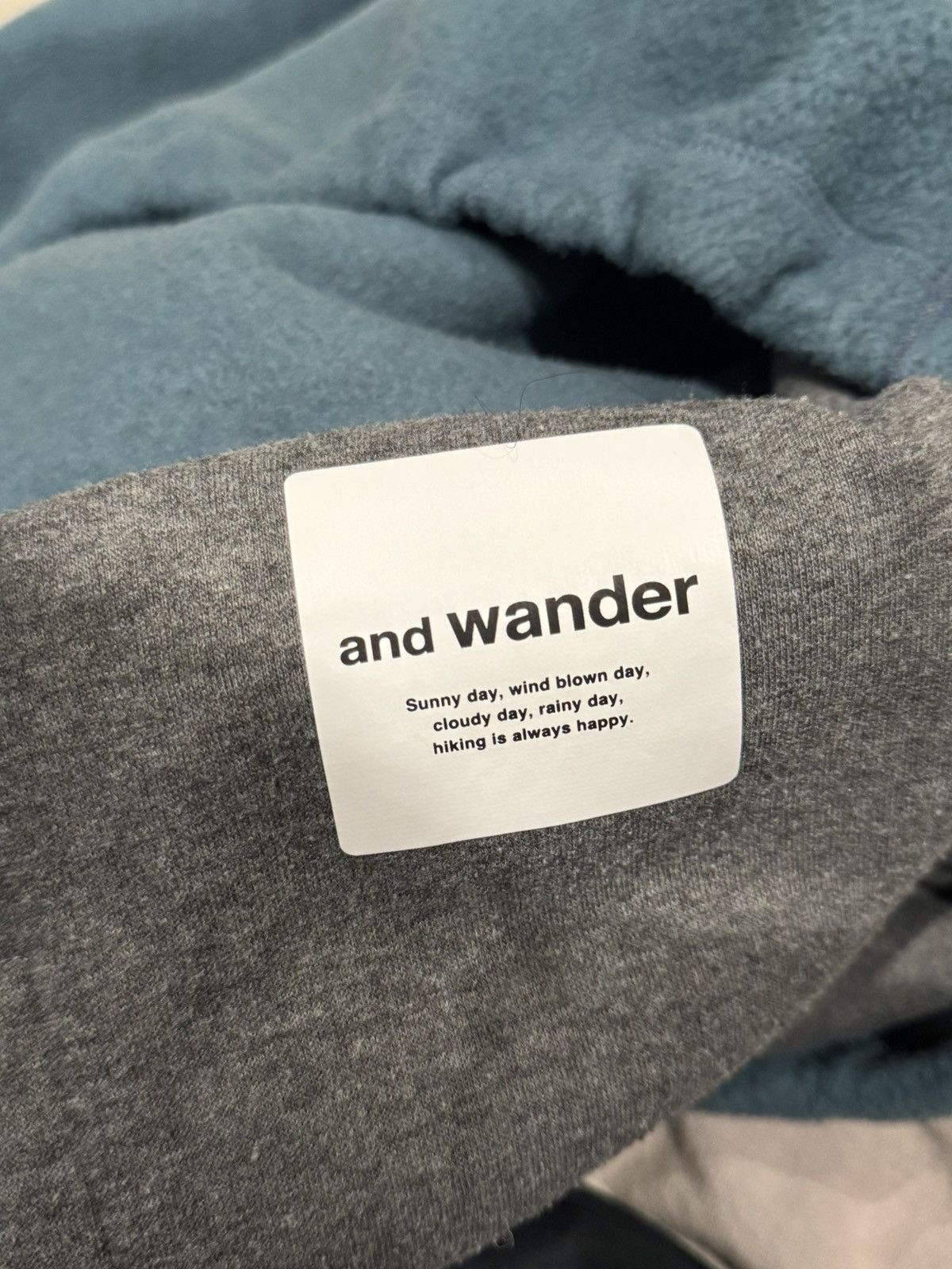 And Wander Wool Fleece Pullover Size US L / EU 52-54 / 3 - 6 Thumbnail