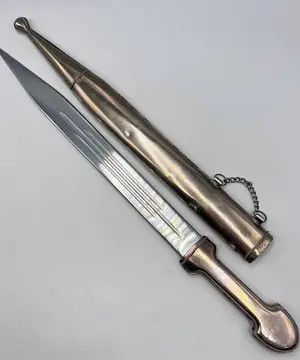 Vintage Vintage Decor Dagger Sword Filigree Enamel Steel Souvenir Size ONE SIZE - 3 Thumbnail