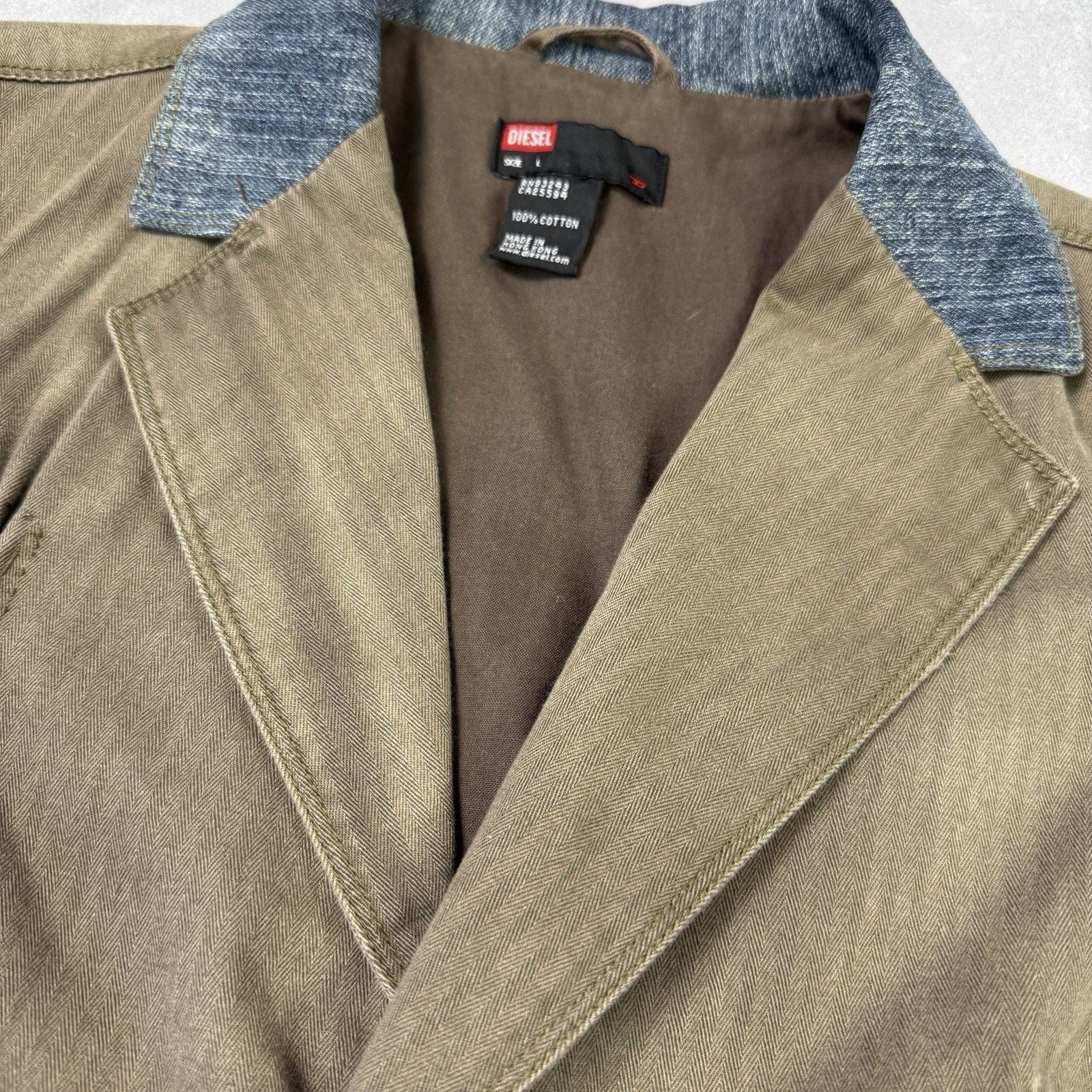 Diesel Vintage Diesel Avant Garde Faded Jacket Blazer Coat Size L Size L / US 10 / IT 46 - 6 Thumbnail
