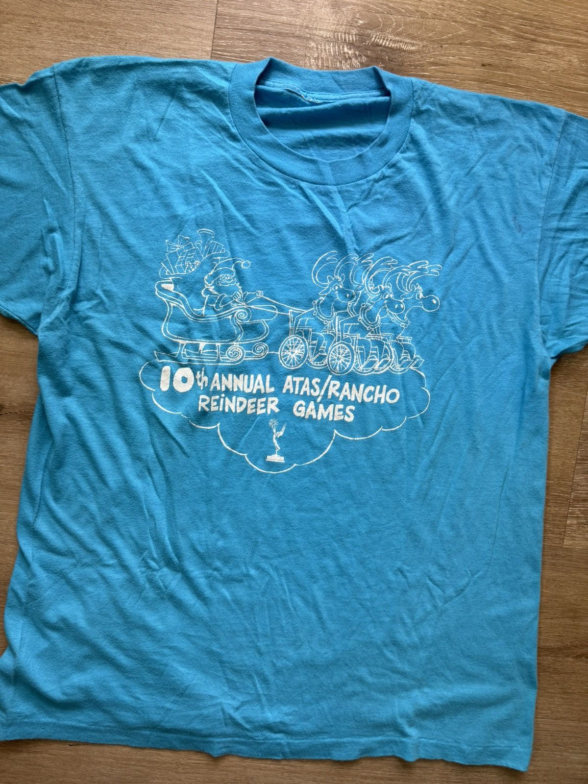 Other Parody Handicapped Wheelchair Reindeer Vintage T-Shirt Size US M / EU 48-50 / 2 - 12 Thumbnail
