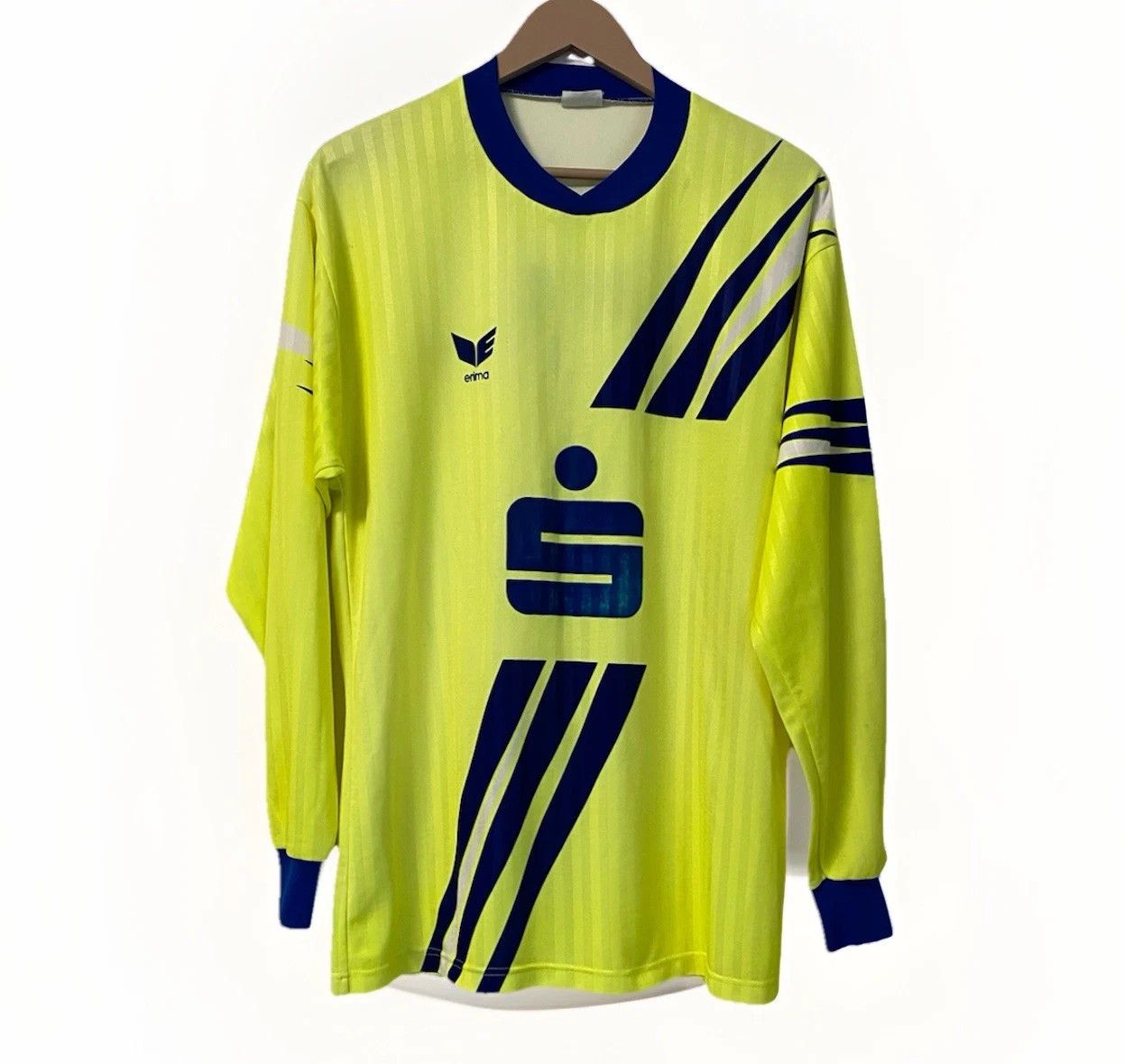 Vintage Vintage 1990s Erima Soccer Football Jersey Long Sleeve Bloke Size US XL / EU 56 / 4 - 1 Thumbnail