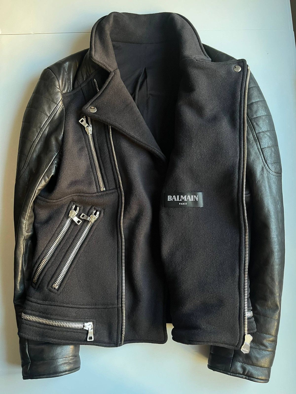 Balmain 2015 BALMAIN biker jacket Size US L / EU 52-54 / 3 - 3 Thumbnail
